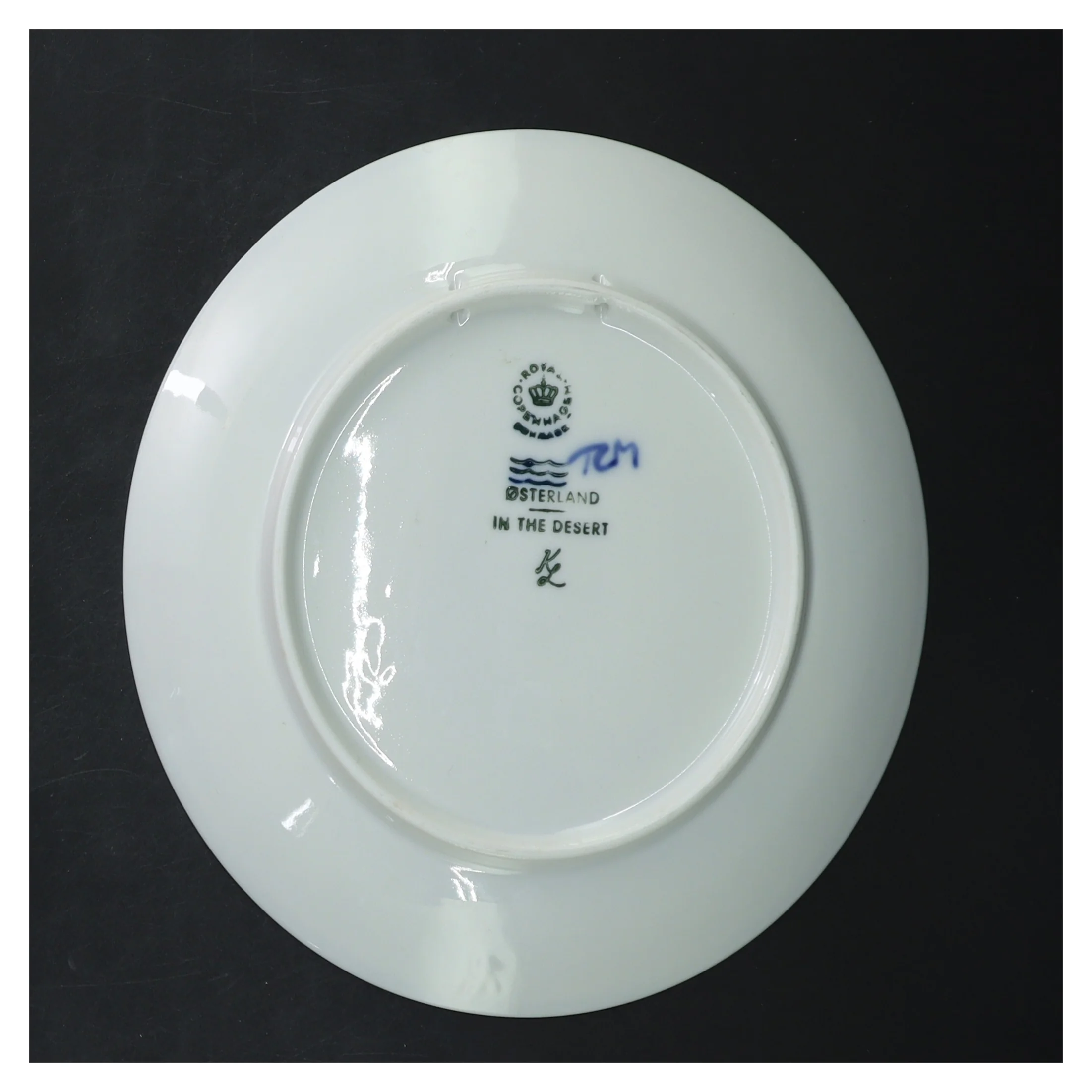 Royal Copenhagen juletallerken 1972 fra Royal Copenhagen (str. Ø 18 cm)