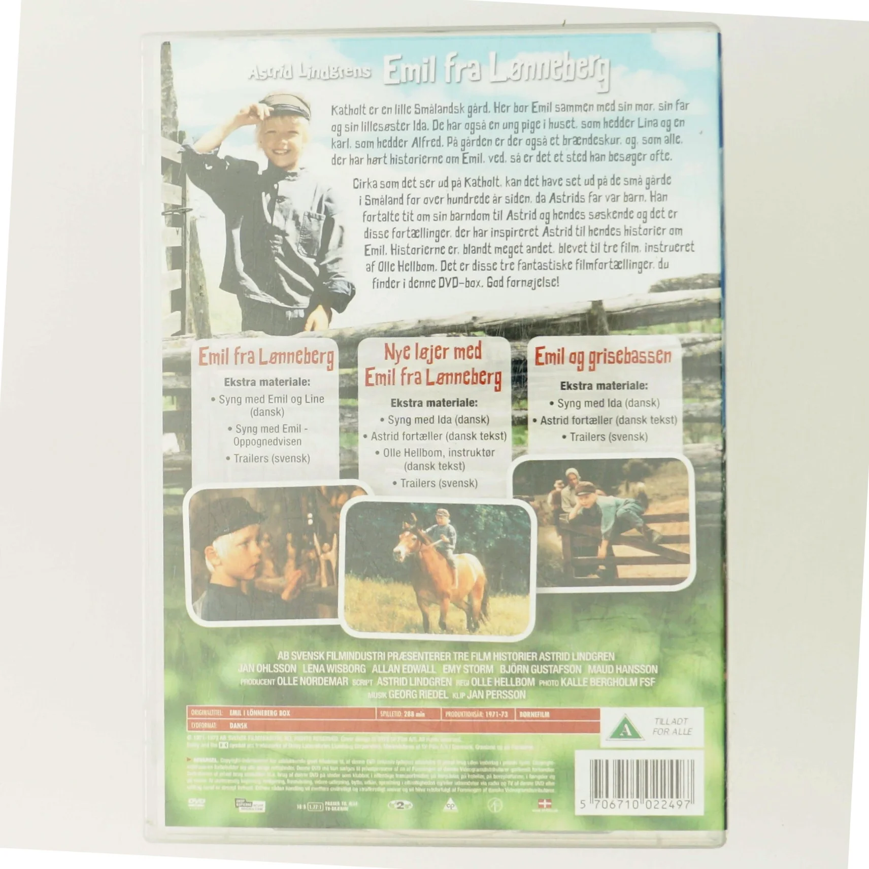 Emil fra Lønneberg - 3 Film med Jan Ohlsson (DVD)