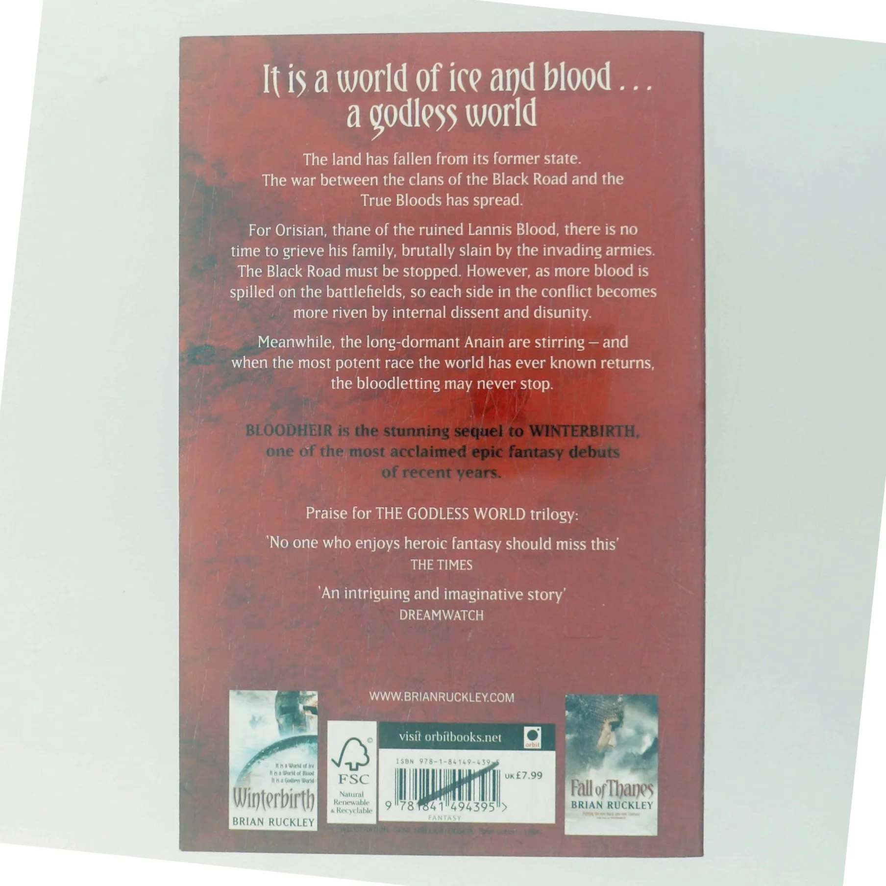 Bloodheir af Brian Ruckley (Bog)