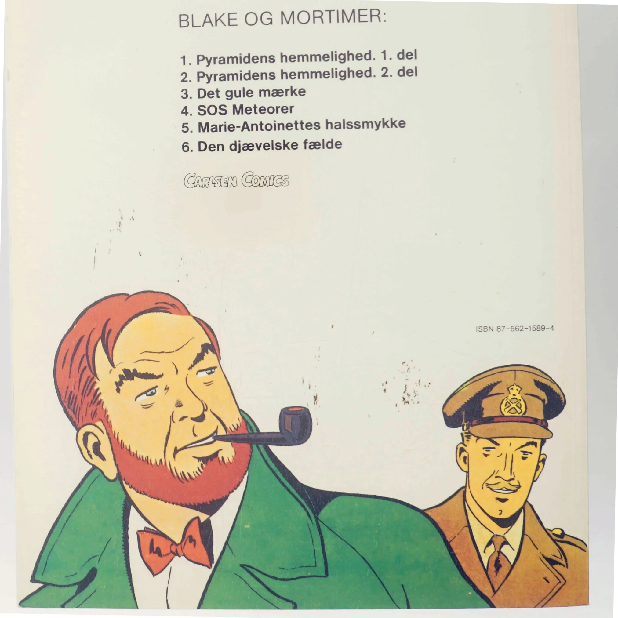 Den Djævelske Fælde af Edgar P. Jacobs (Bog)