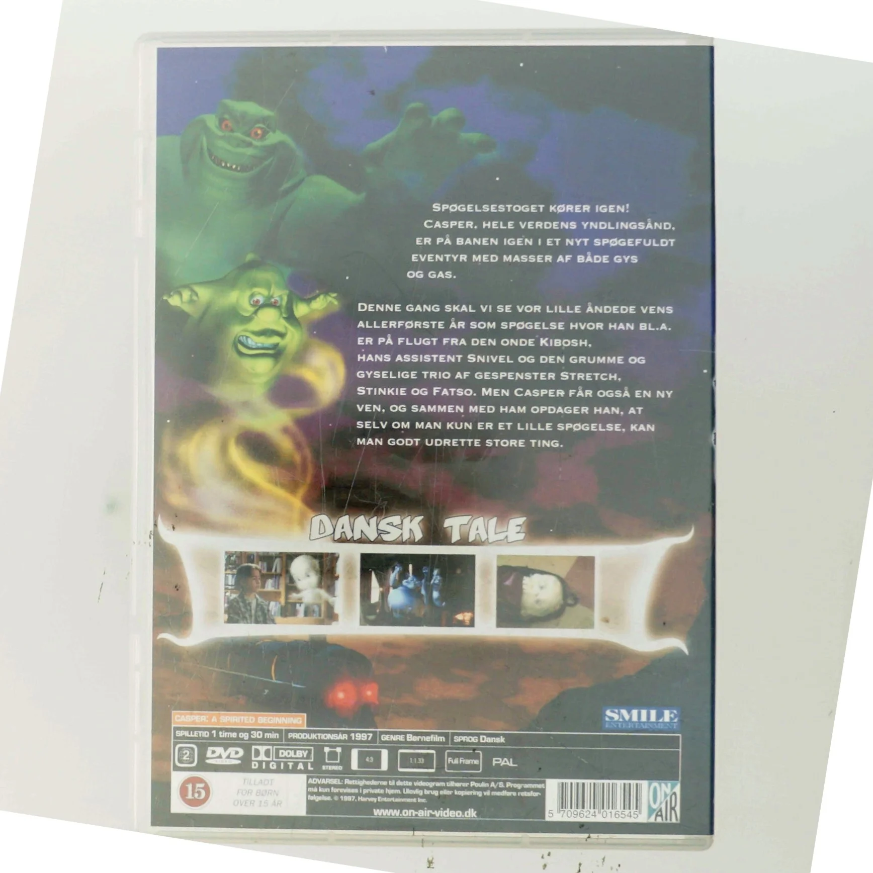 Casper the friendly ghost med Steve Guttenberg (DVD)