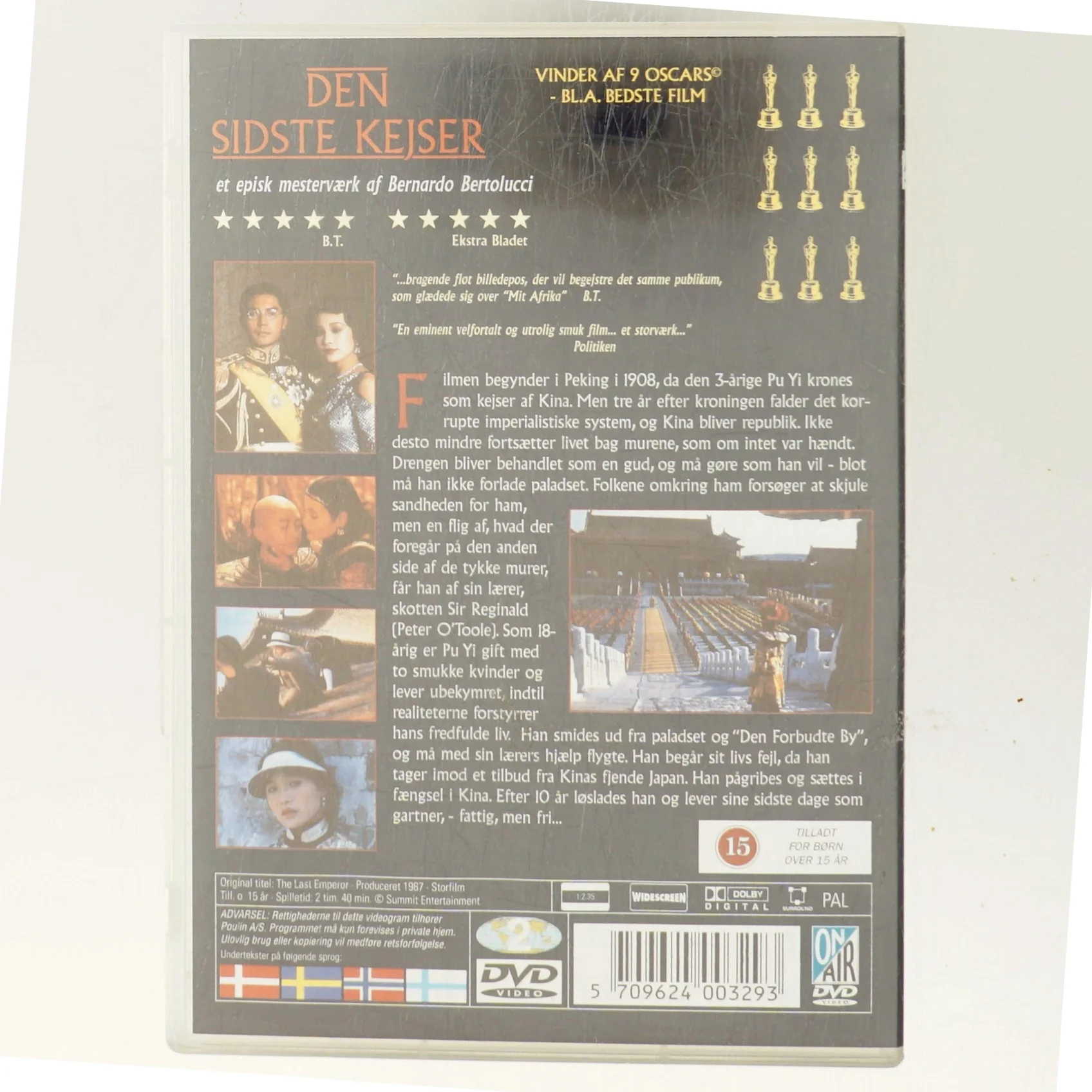 Den Sidste Kejser med Peter O'Toole (DVD)