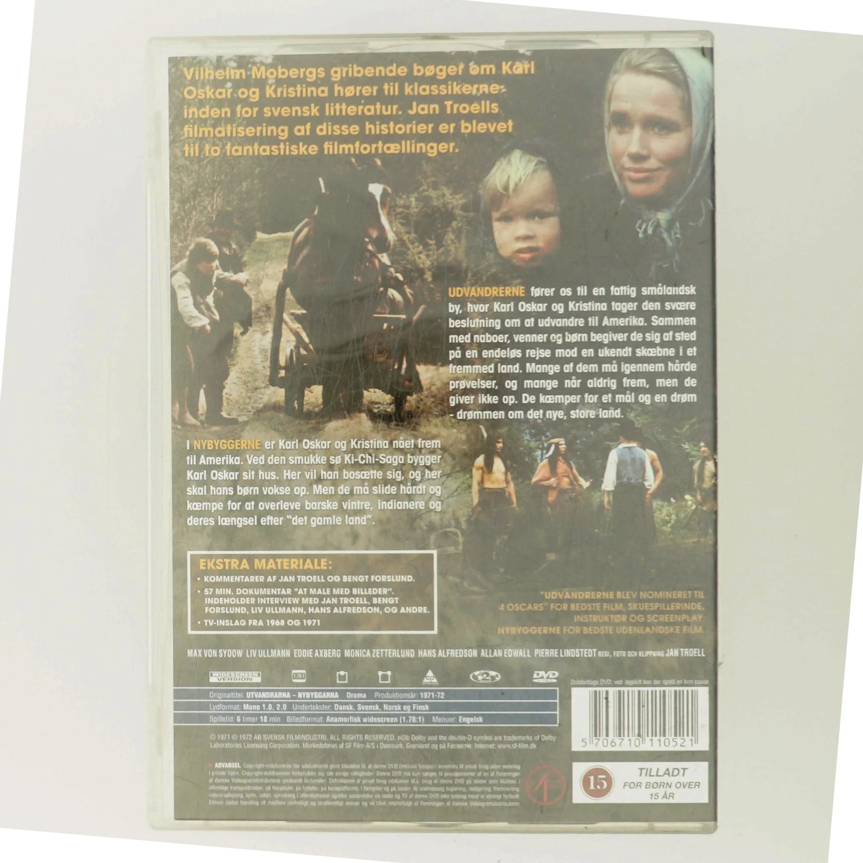 Udvandrerne - Nybyggere med Max Von Sydow (DVD)