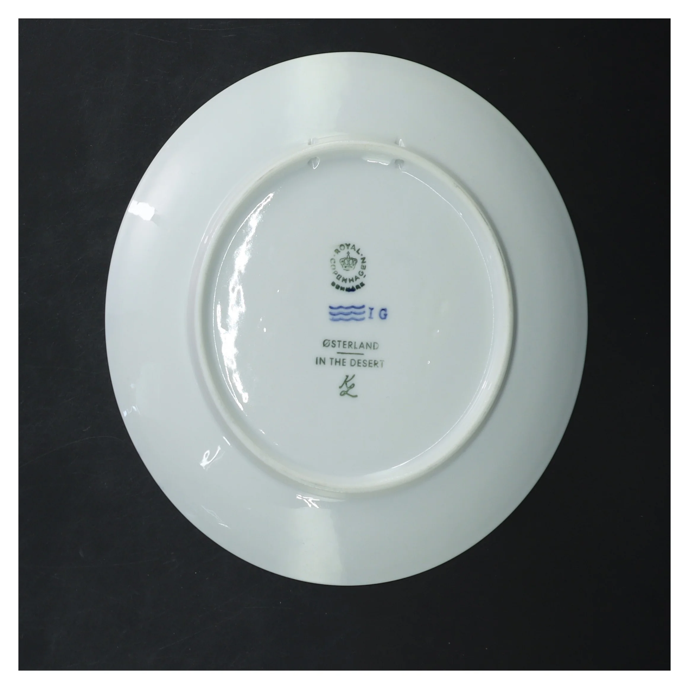Royal Copenhagen platte 1972 fra Royal Copenhagen (str. Ø 18 cm)