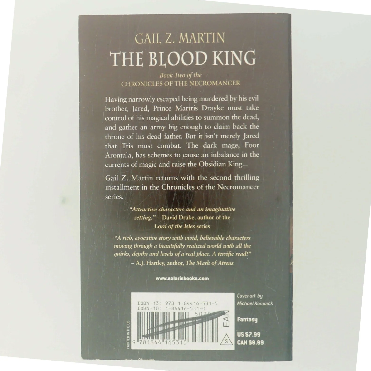 The blood king af Gail Martin (Bog)