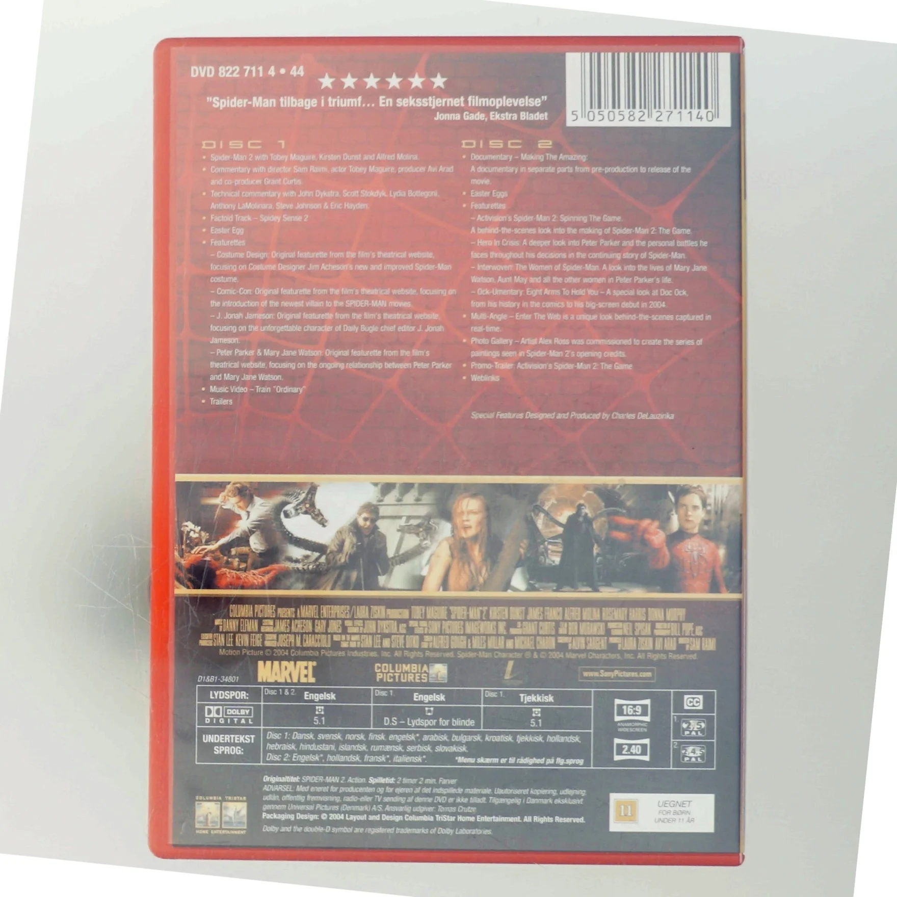 Spider Man 2 (2-disc Spe. Ed.) med Tobey Maguire (DVD)