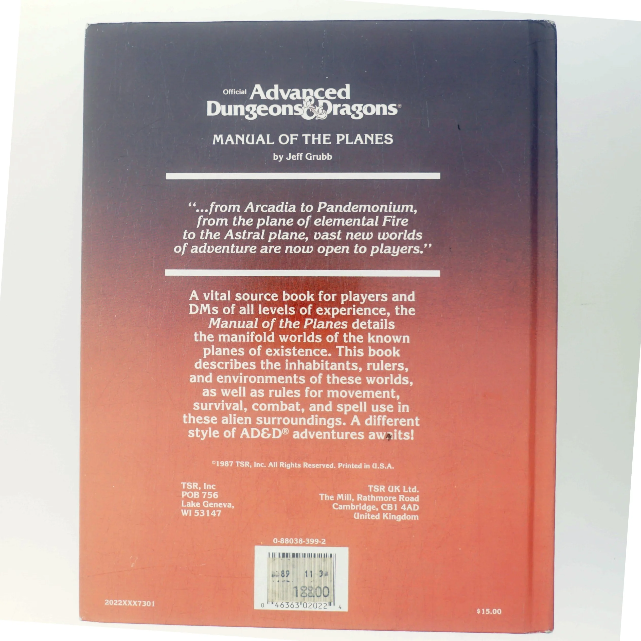 Manual of the Planes af Jeff Grubb (Bog)