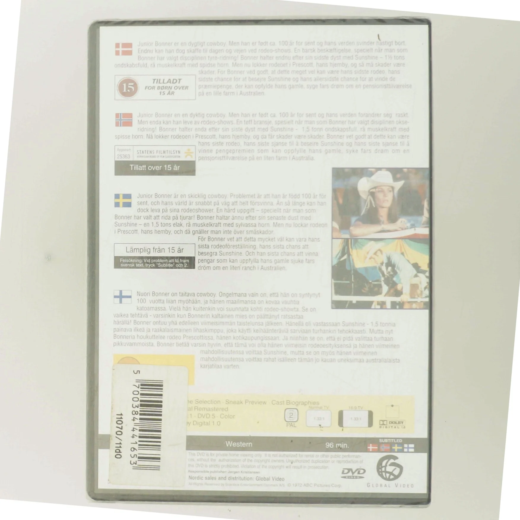 Junior Bonner med Steve McQueen (DVD)