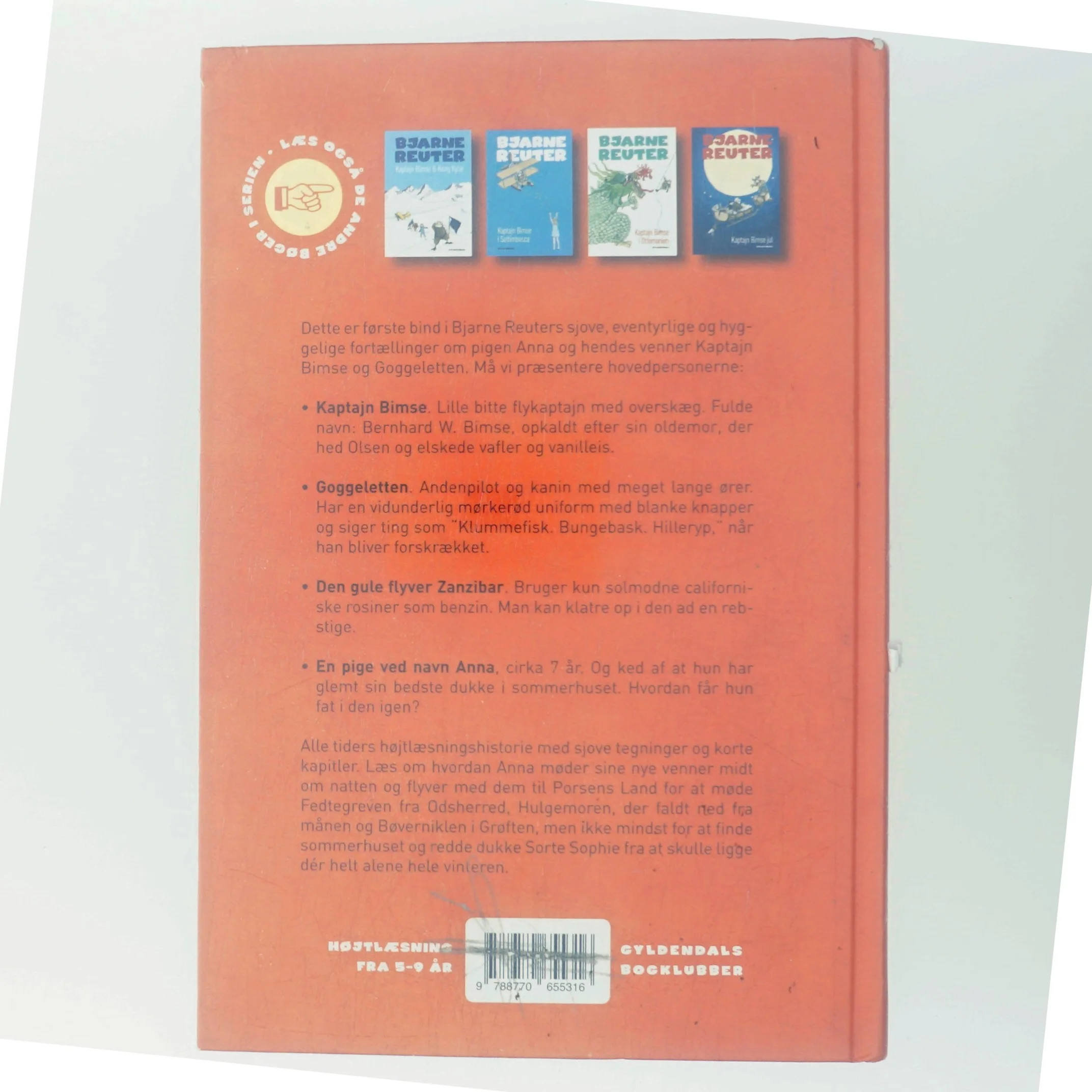 Kaptajn Bimse & Goggeletten af Bjarne Reuter (Bog)