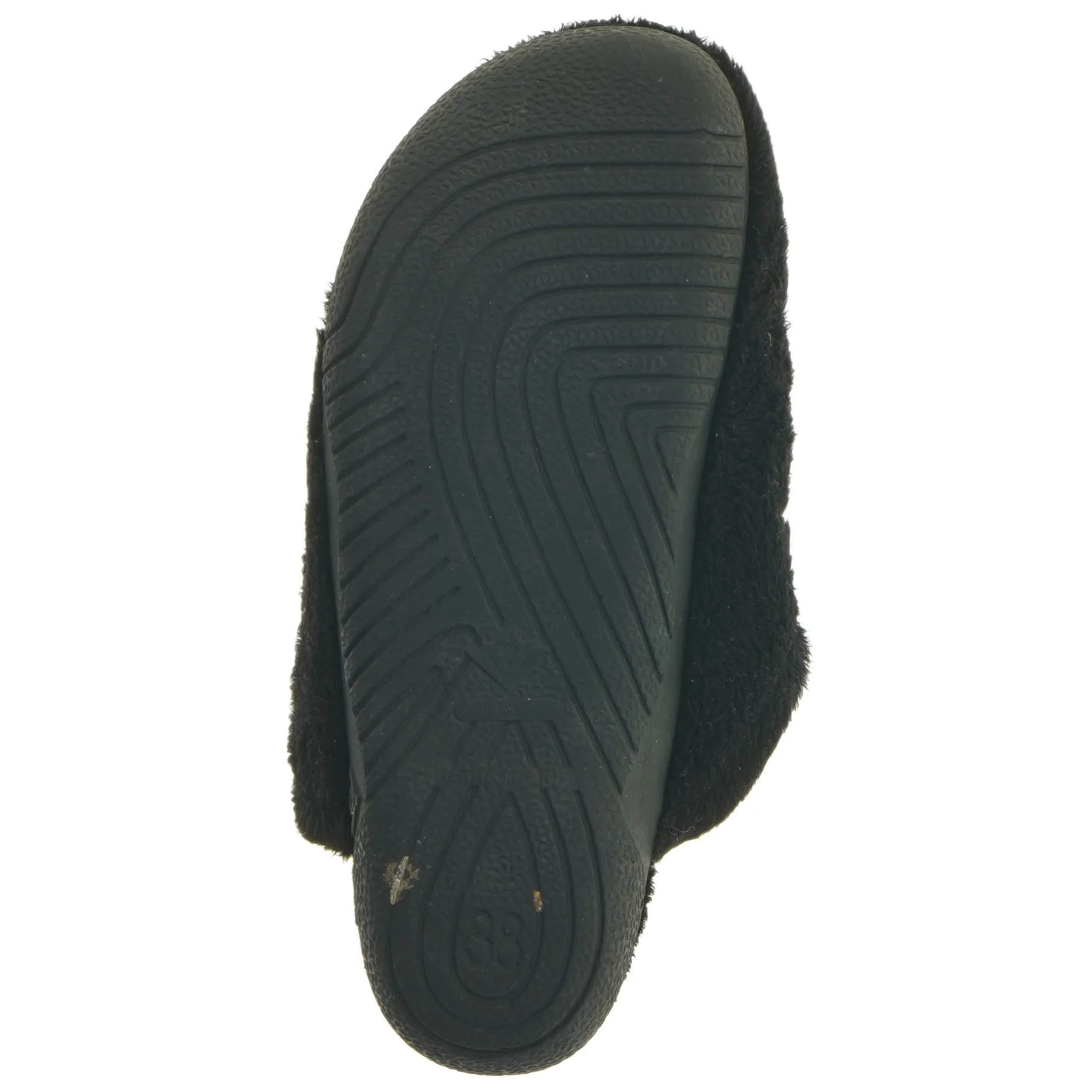 Sorte hjemmesko med hundemotiv (str. 38)