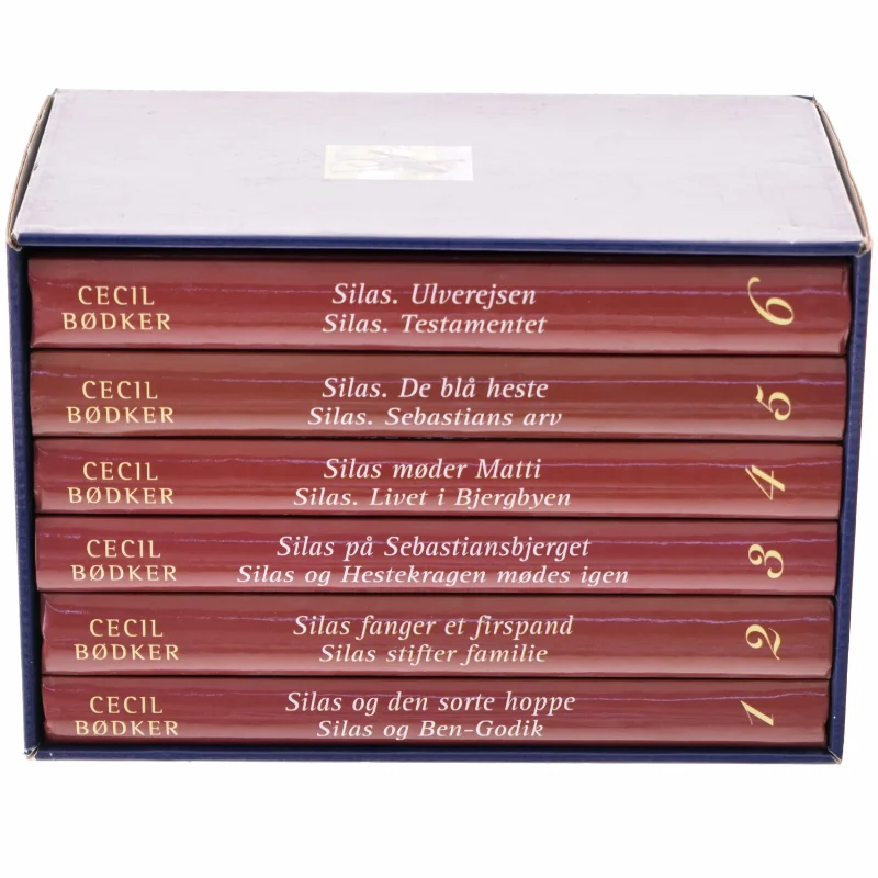 Alle bøgerne i Silas-serien af Cecil Bødker (Bog)
