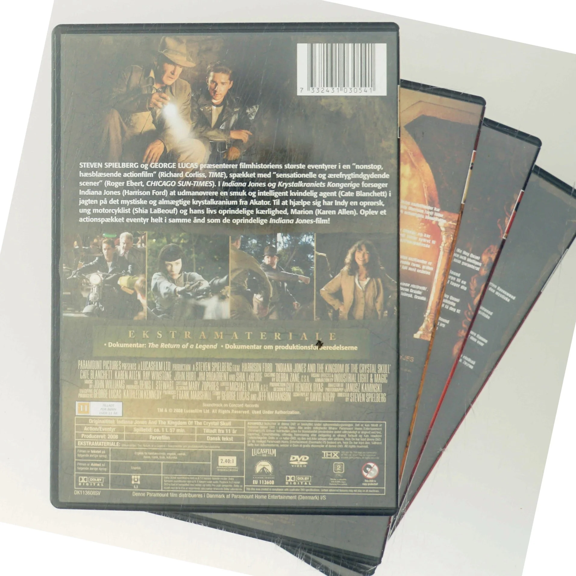 Indiana Jones, and the raiders of the lost ark med Harrison Ford (DVD)