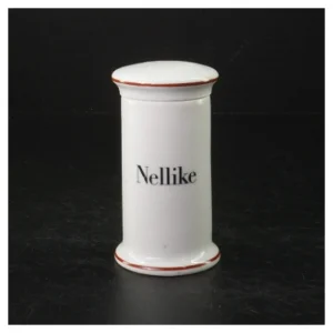 Krydderikrukke med låg fra B&G (str. Ø 6,5x11,5 cm)