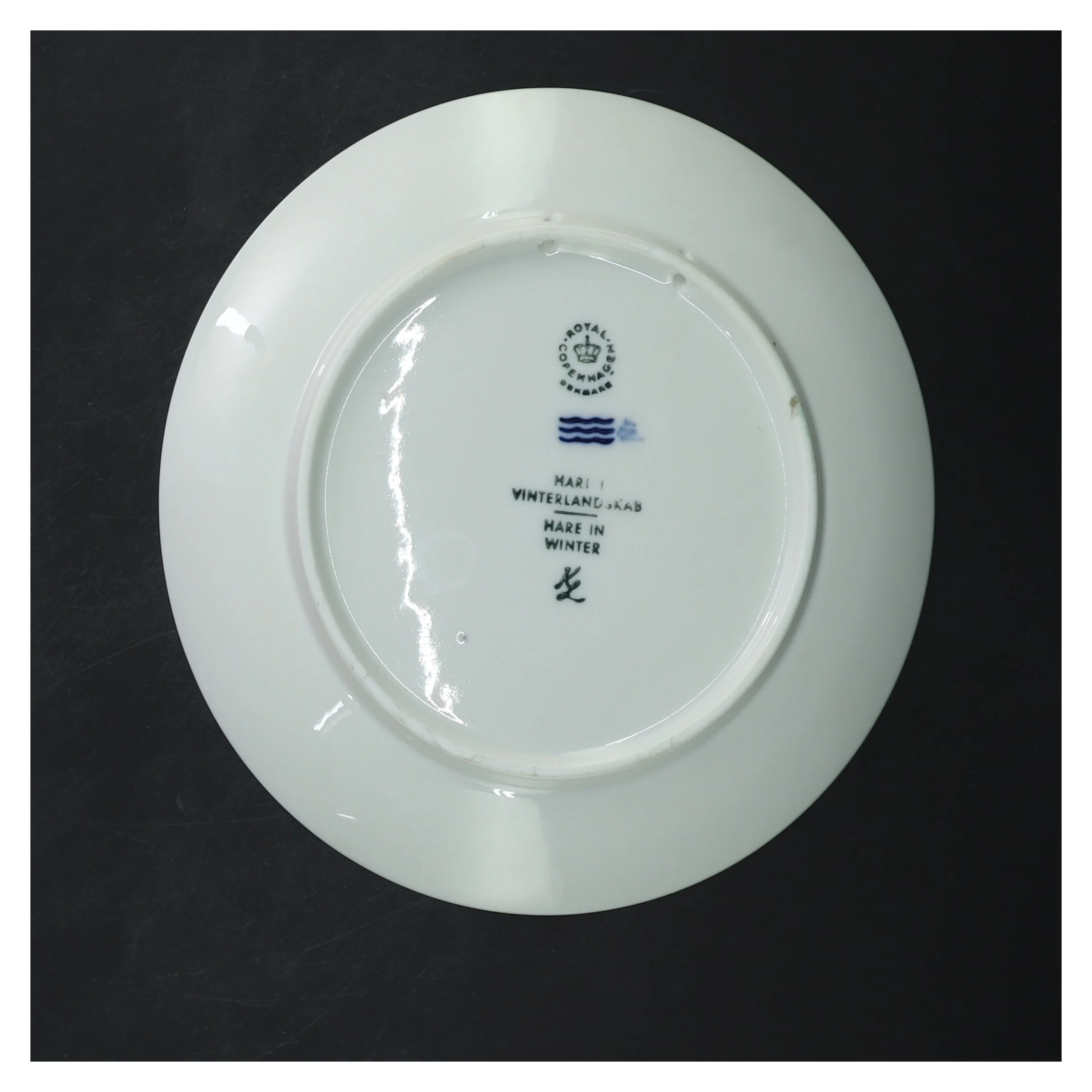 Juleplatte 1971 fra Royal Copenhagen (str. Ø 18 cm)