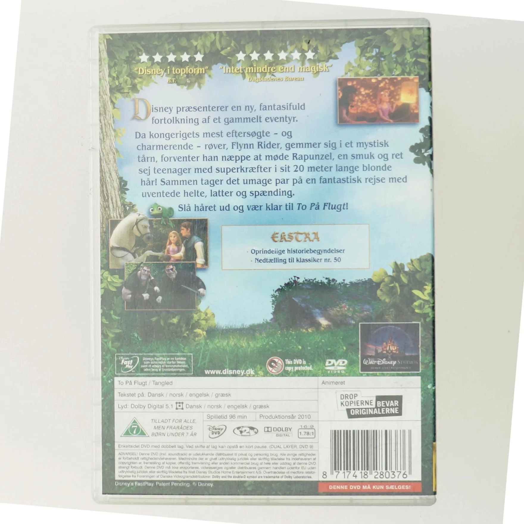 To På Flugt med Rapunzel (DVD)