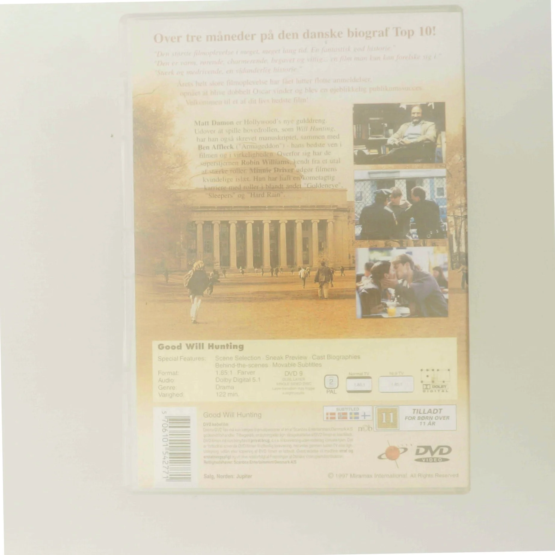 Good Will Hunting med Robin Williams (DVD)