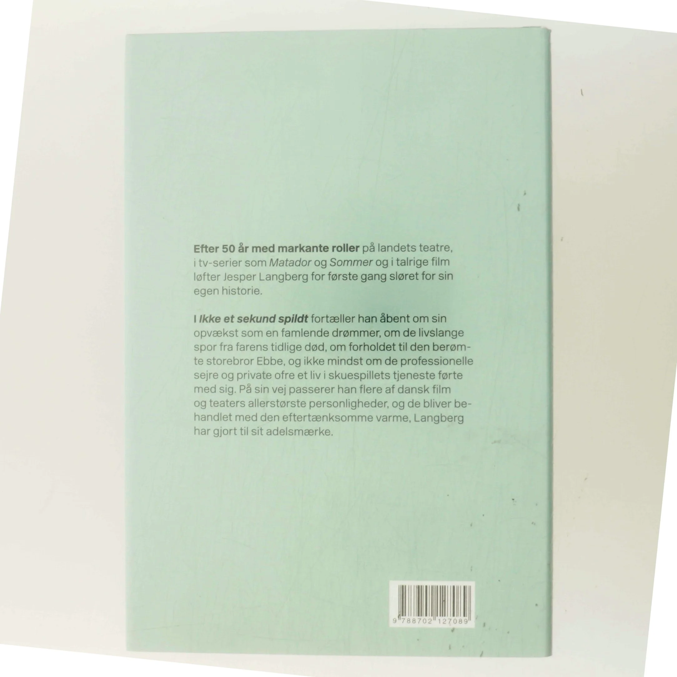 Ikke et sekund spildt af Jesper Langberg (Bog)