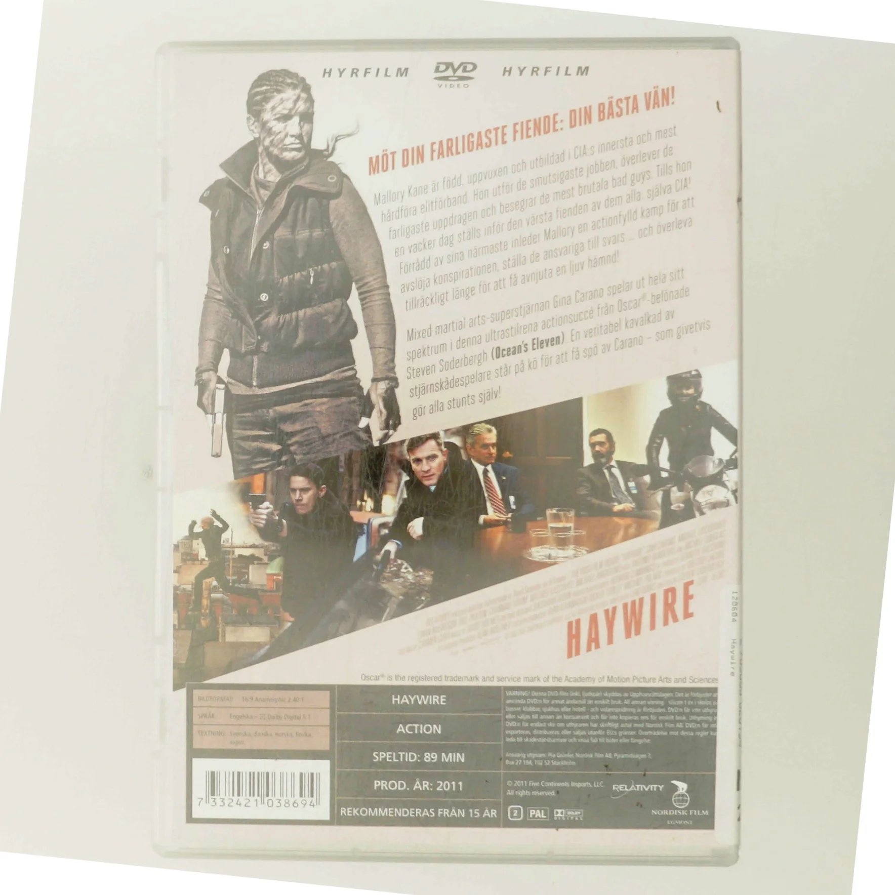 Haywire med Gina Carano (DVD)