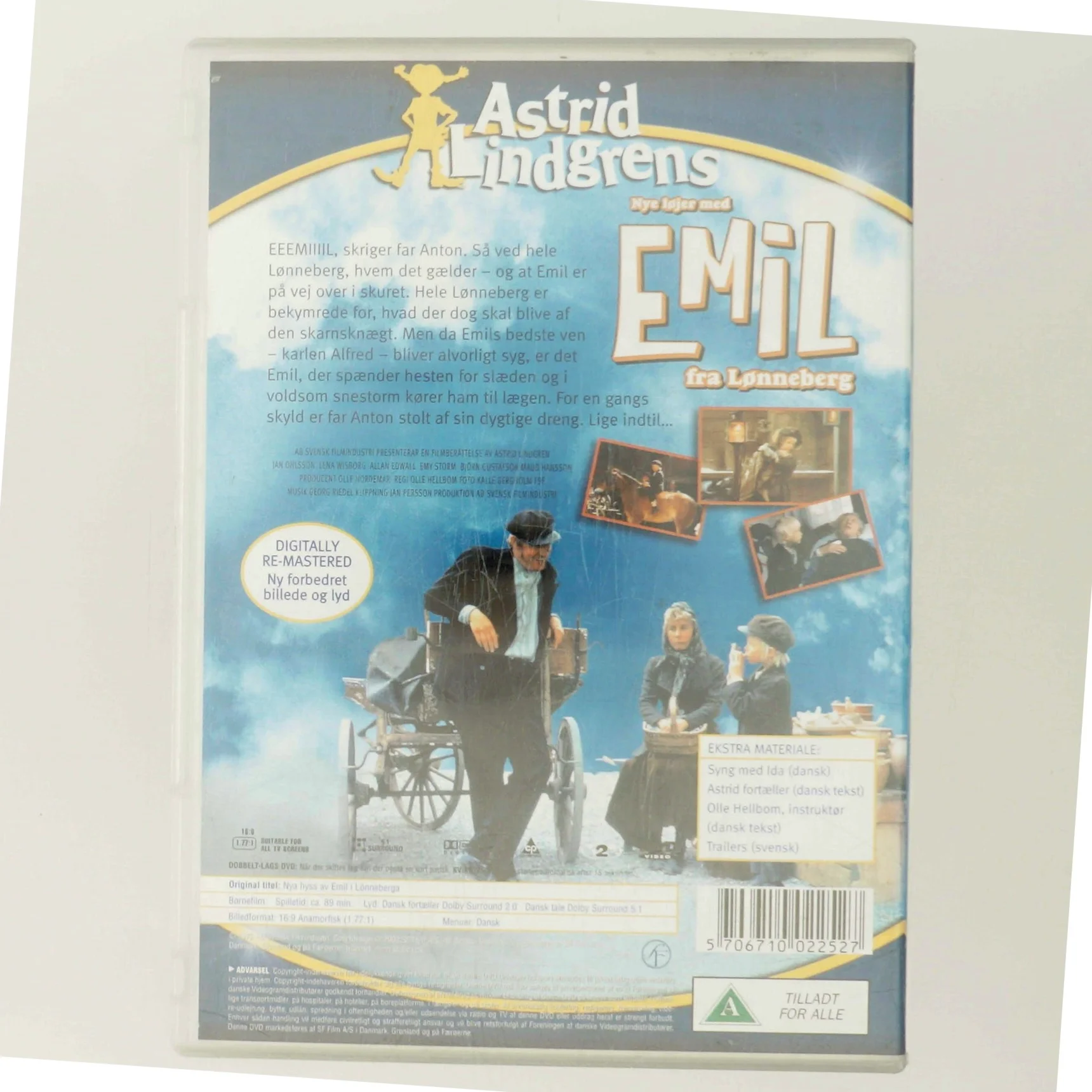 Emil fra Lønneberg med Astrid Lindgren (DVD)