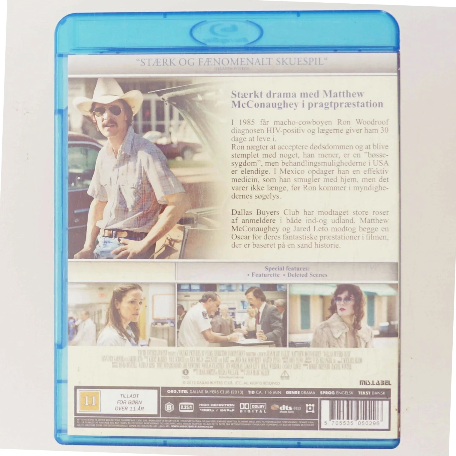 Dallas Buyers Club med Matthew McConaughey (DVD)
