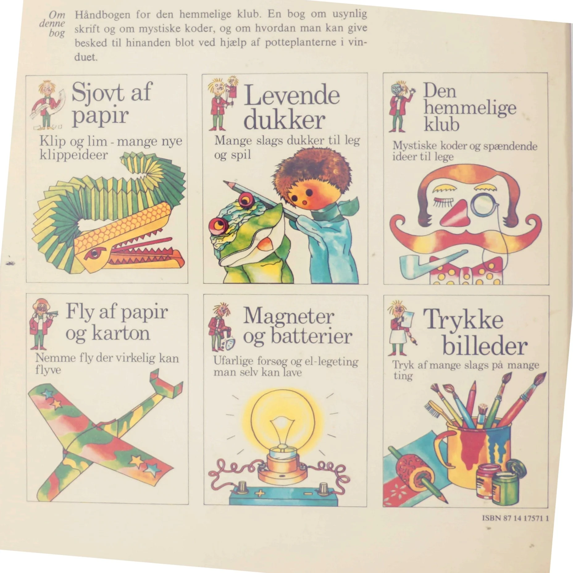 Bog om børnekreativitet fra Høst & Søn