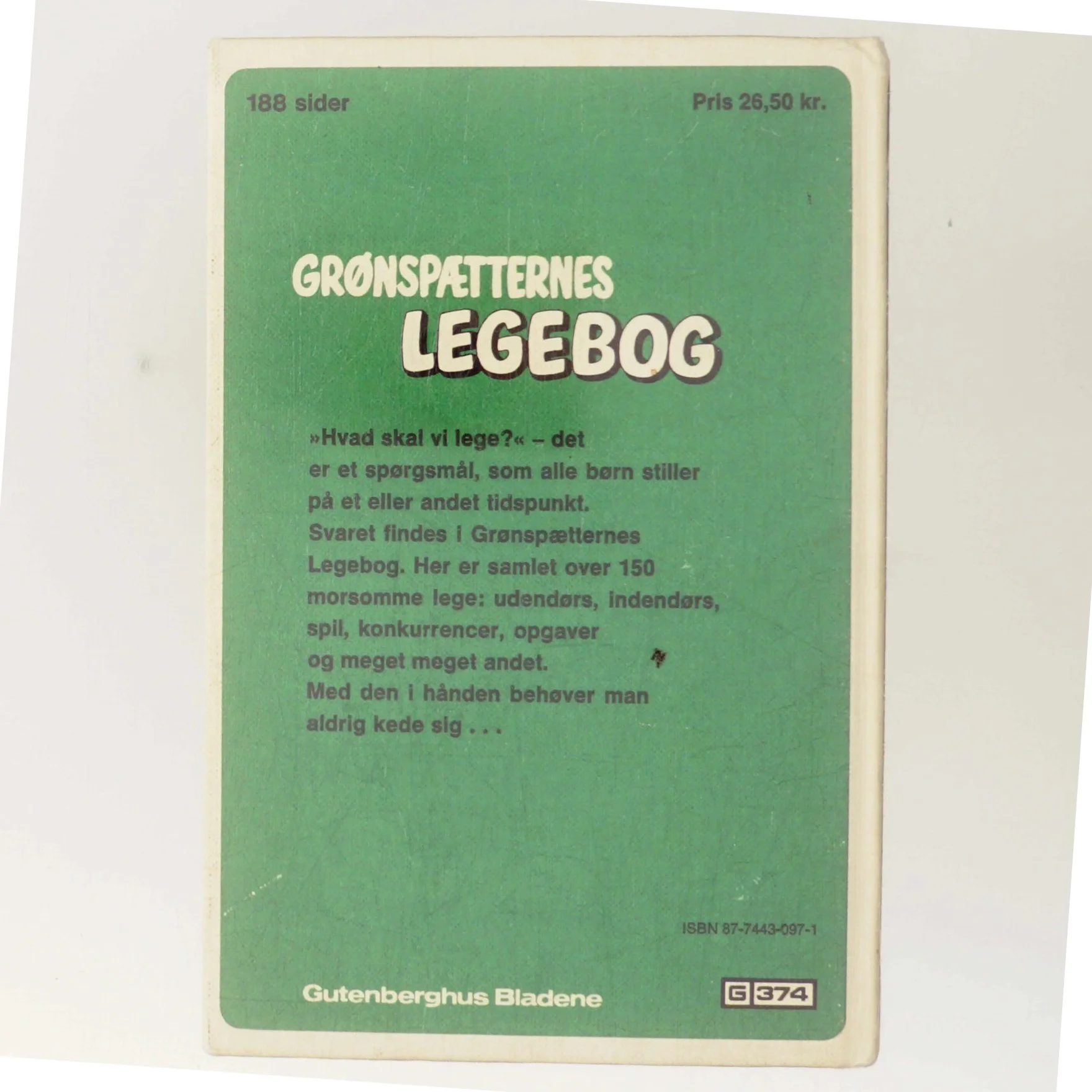 Grønspætternes Legebog af Walt Disney (Bog)