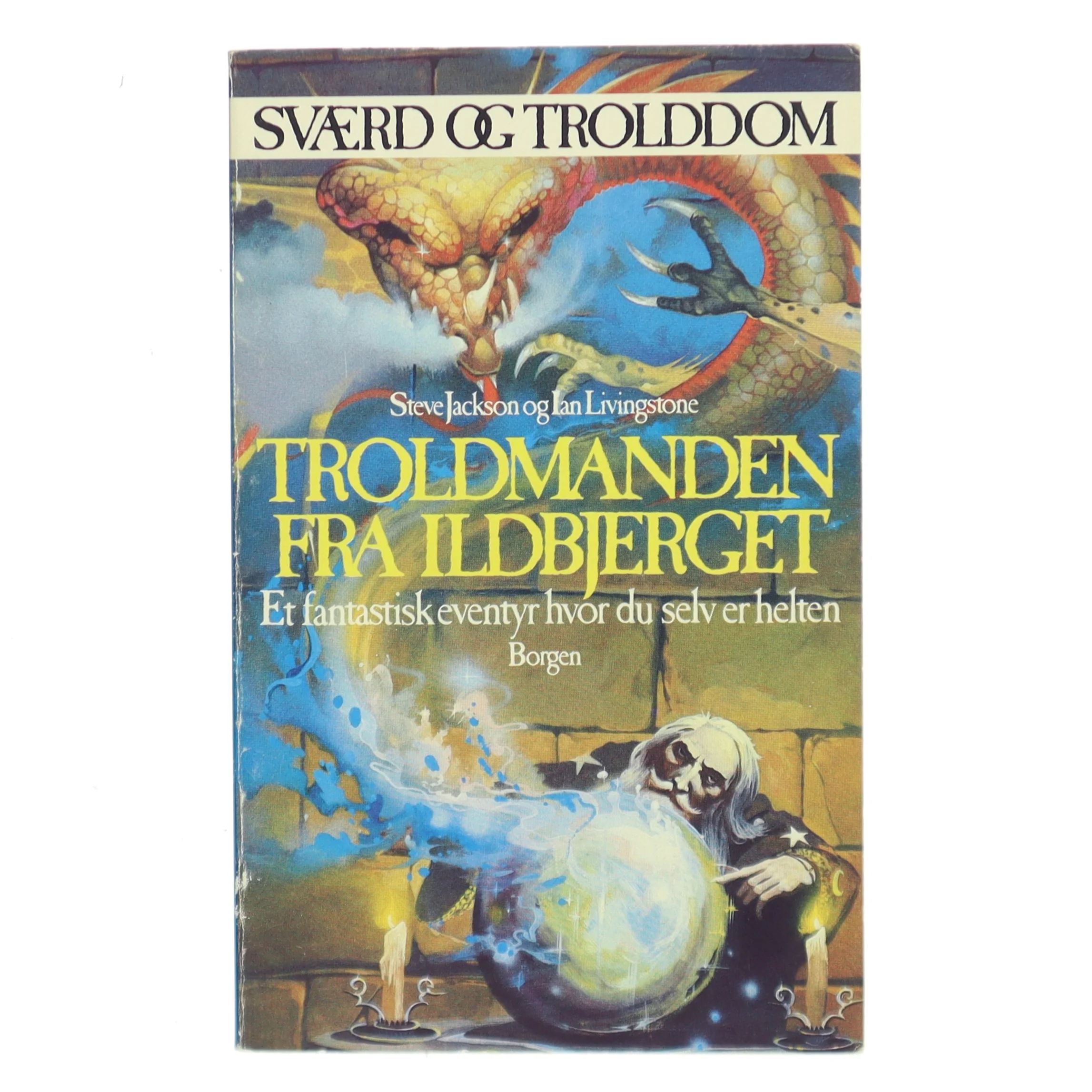 Troldmanden fra Ildbjerget af Steve Jackson (Bog)