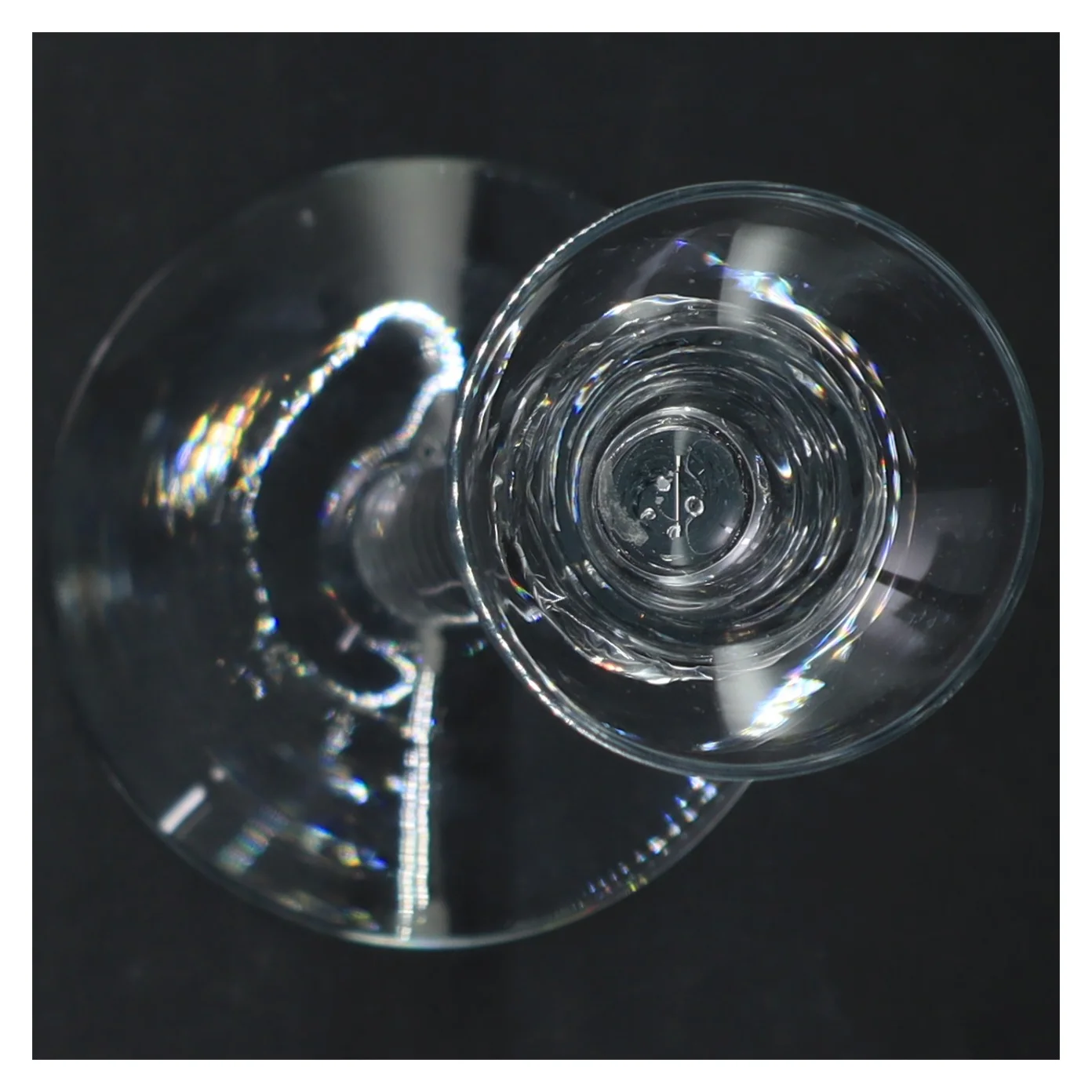 Glas lysestage (str. 31,5 cm)