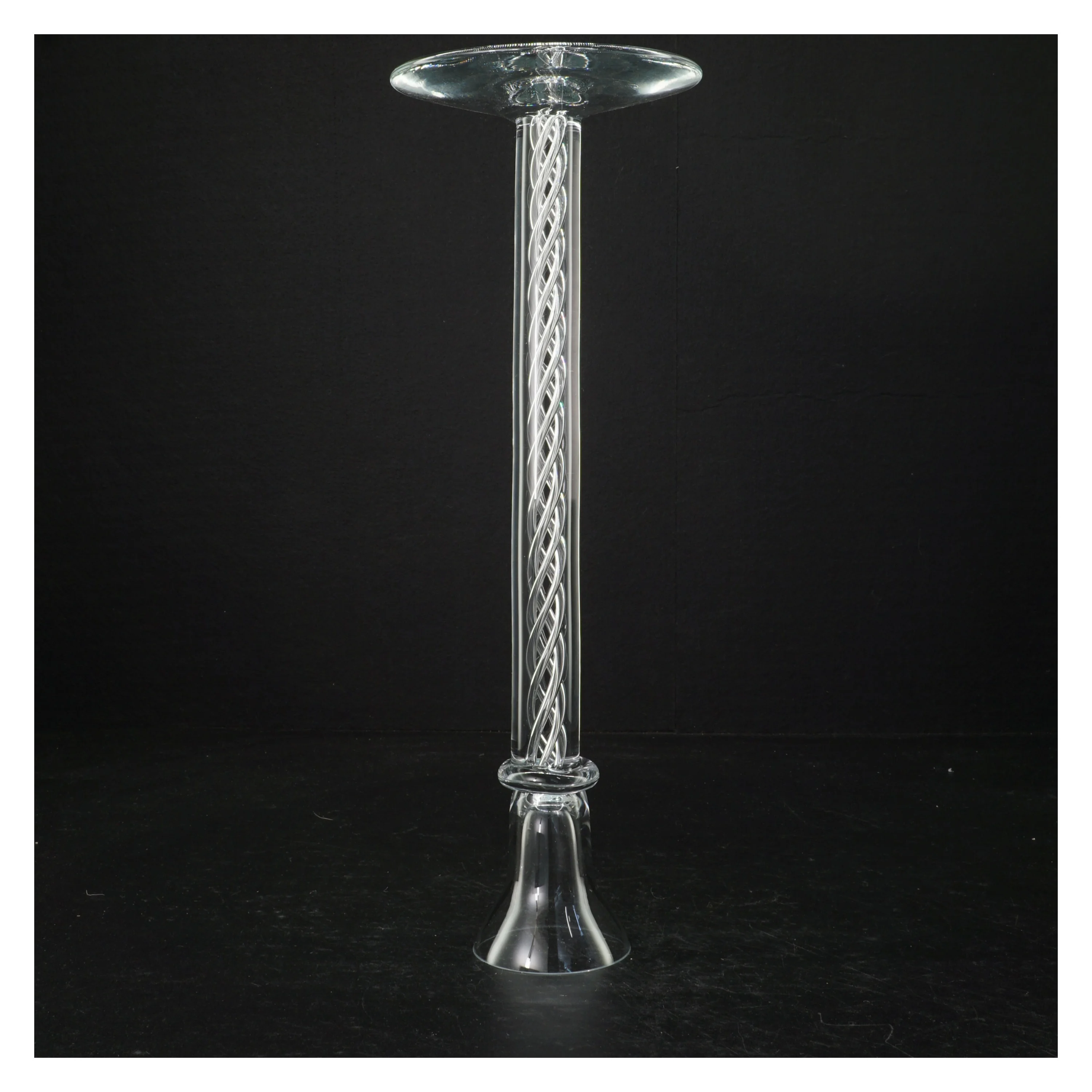 Glas lysestage (str. 31,5 cm)