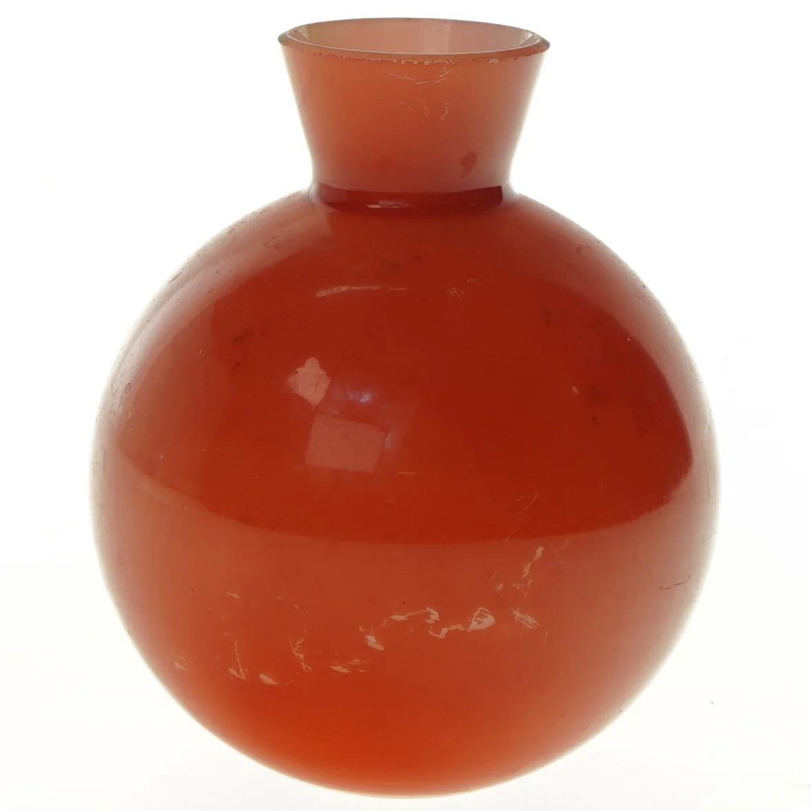 Glasvase (str. H 14 cm ø 12 cm)