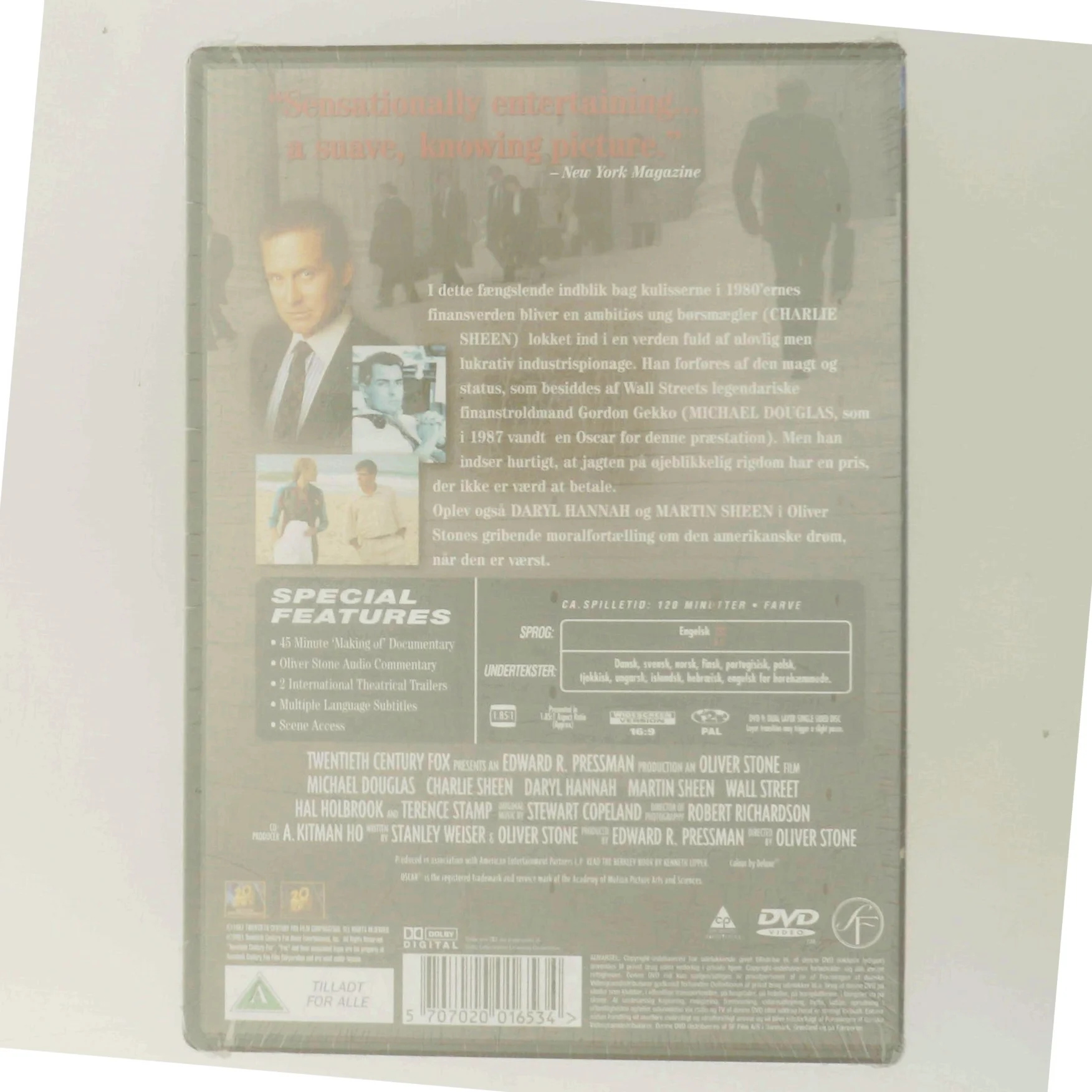 Wall Street (DVD) med Michael Douglas (DVD)