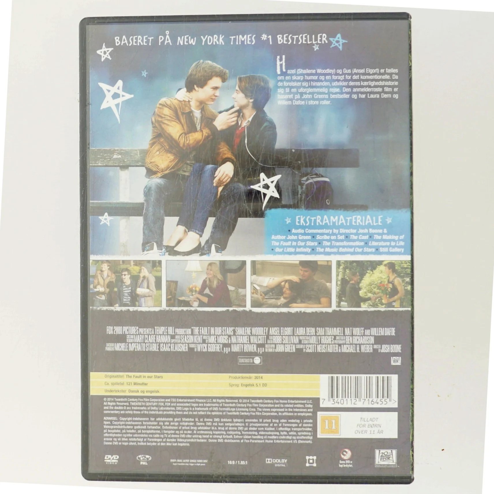 The Fault In Our Stars med Shailene Woodley (DVD)