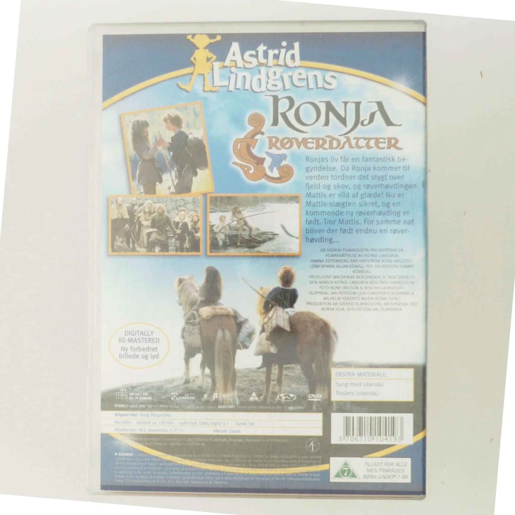 Ronja Røverdatter med Medvirkende skuespillere er uklare (DVD)