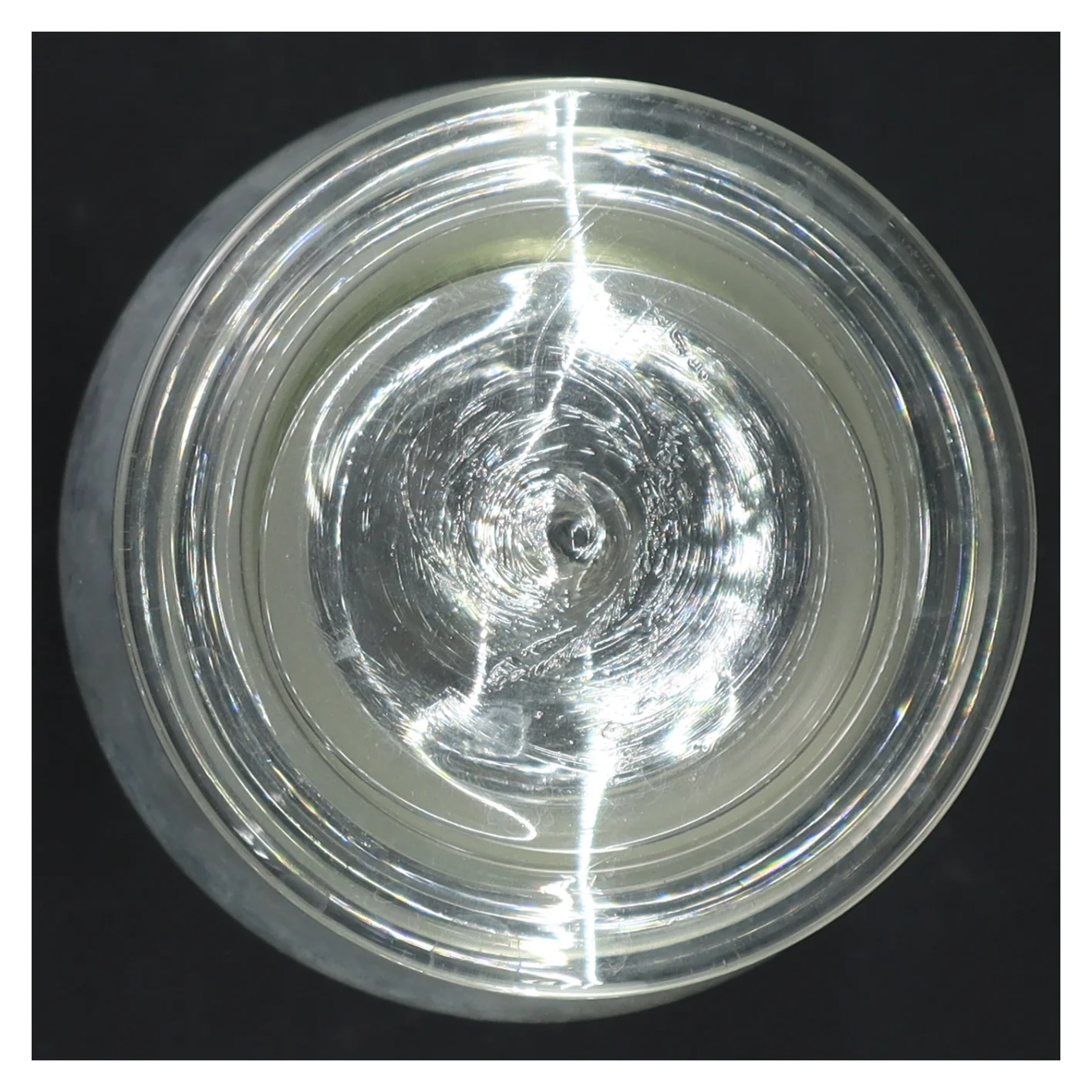 Glasbeholder med låg (str. 24 cm)