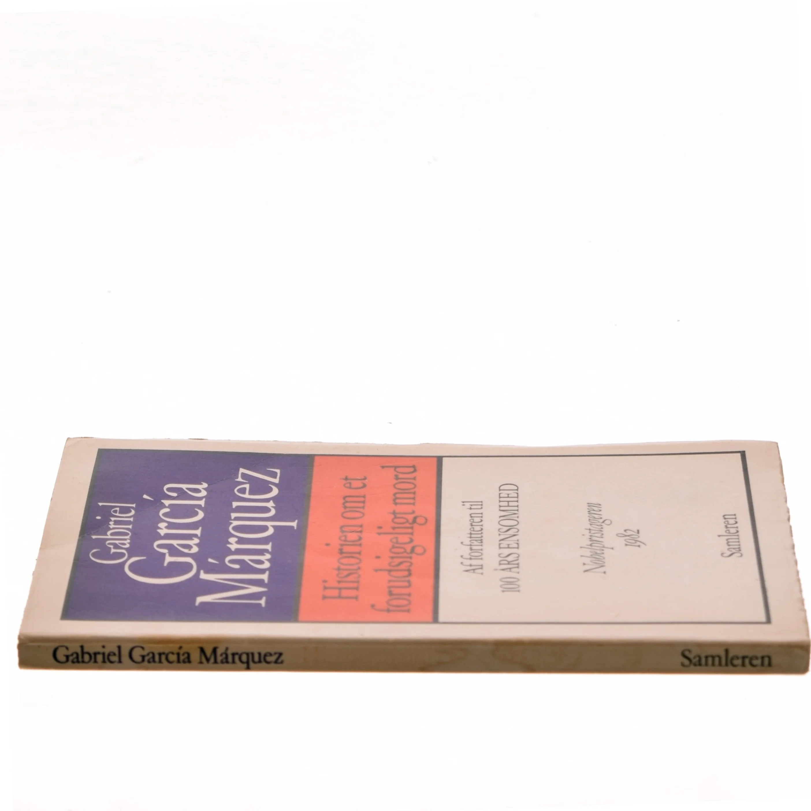 Historien om et forudsigeligt mord af Gabriel García Márquez (Bog) fra Samleren