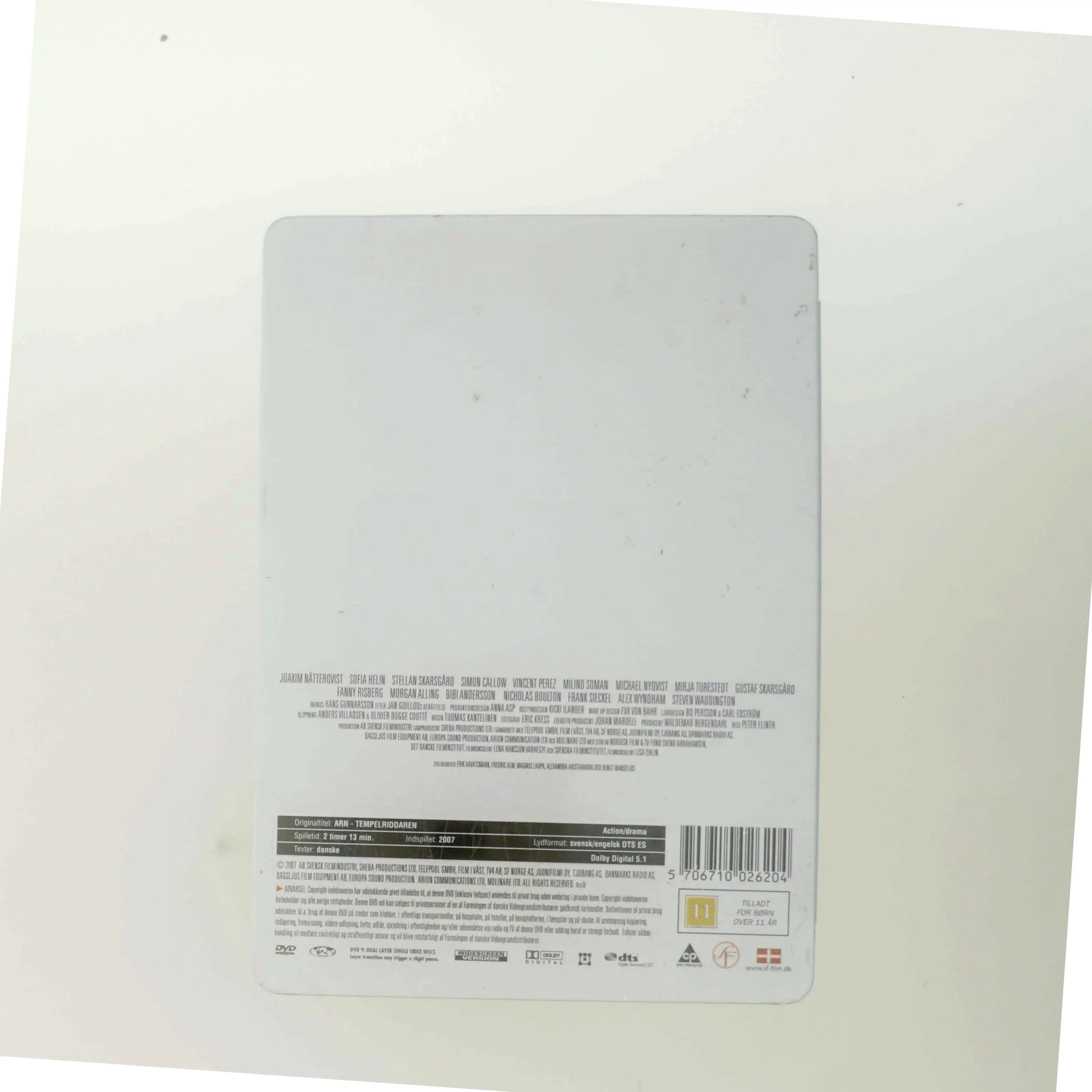 Arn - Tempelridderen med Joakim Nätterqvist (DVD)