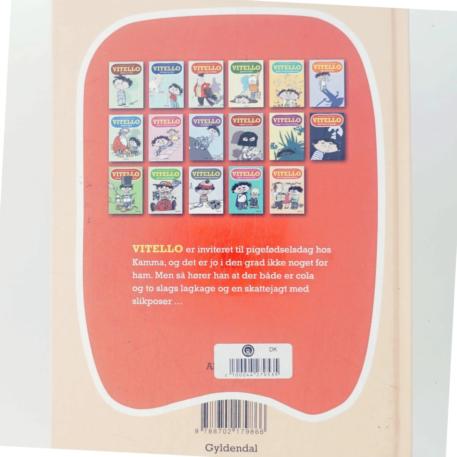 Vitello går til pigefødselsdag af Kim Fupz Aakeson (Bog)