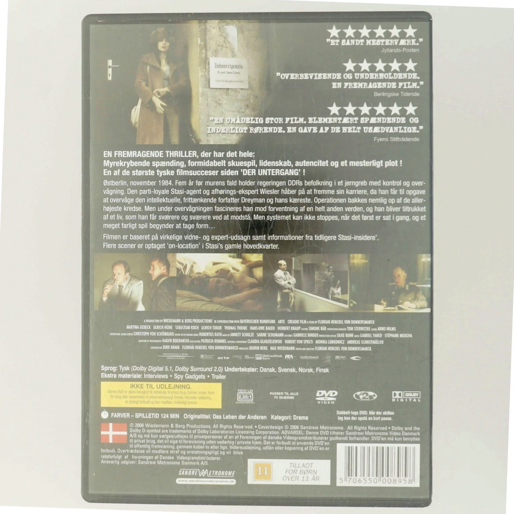 De Andres Liv med Martina Gedeck (DVD)