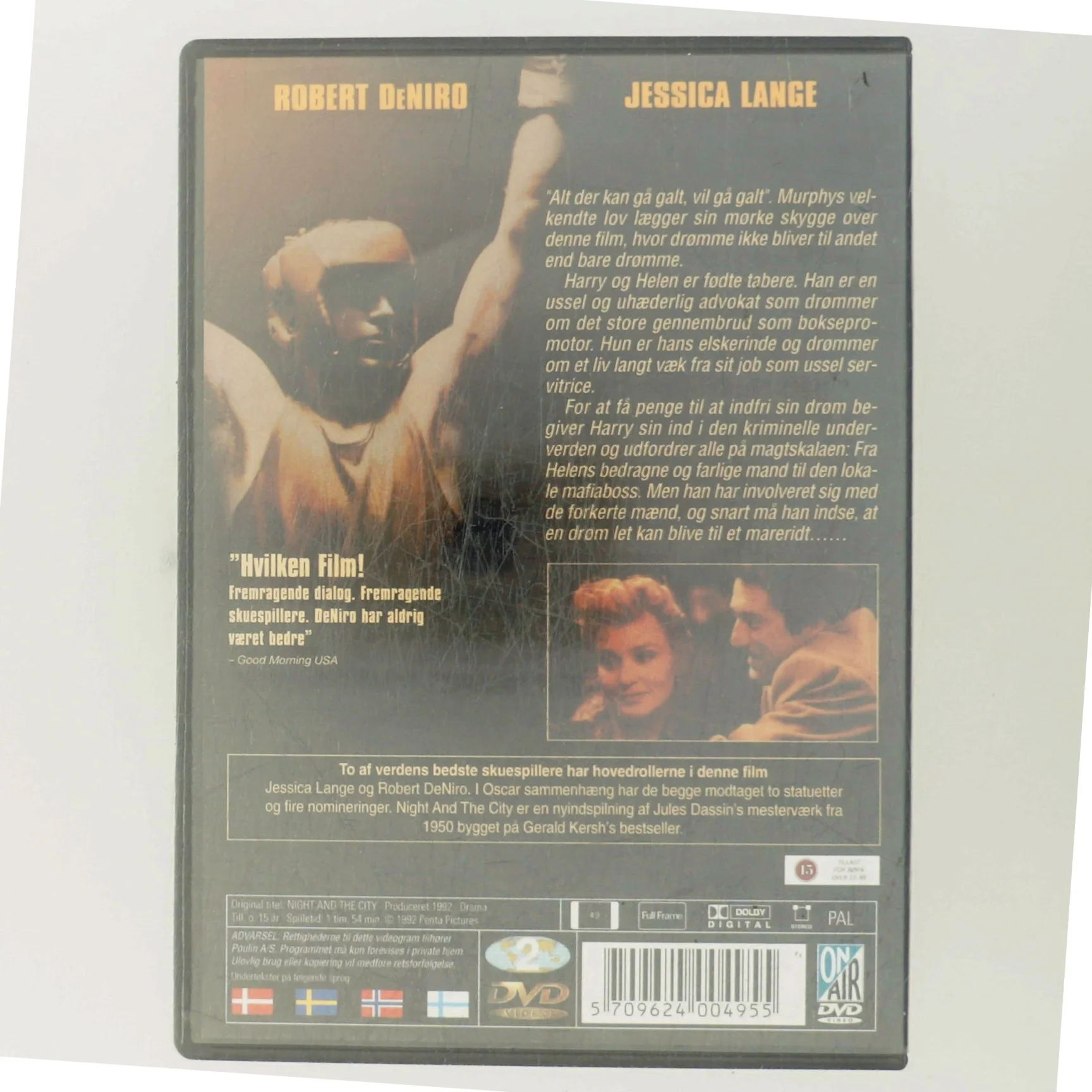 Night and the City med Robert De Niro (DVD)