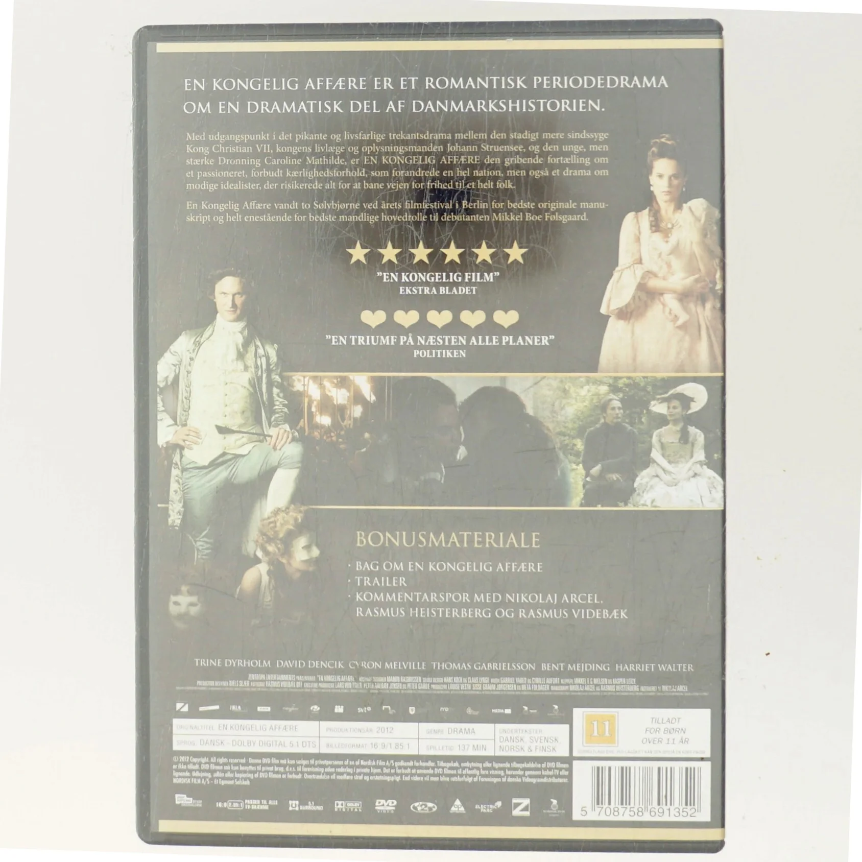 En Kongelig Affære med Mads Mikkelsen (DVD)