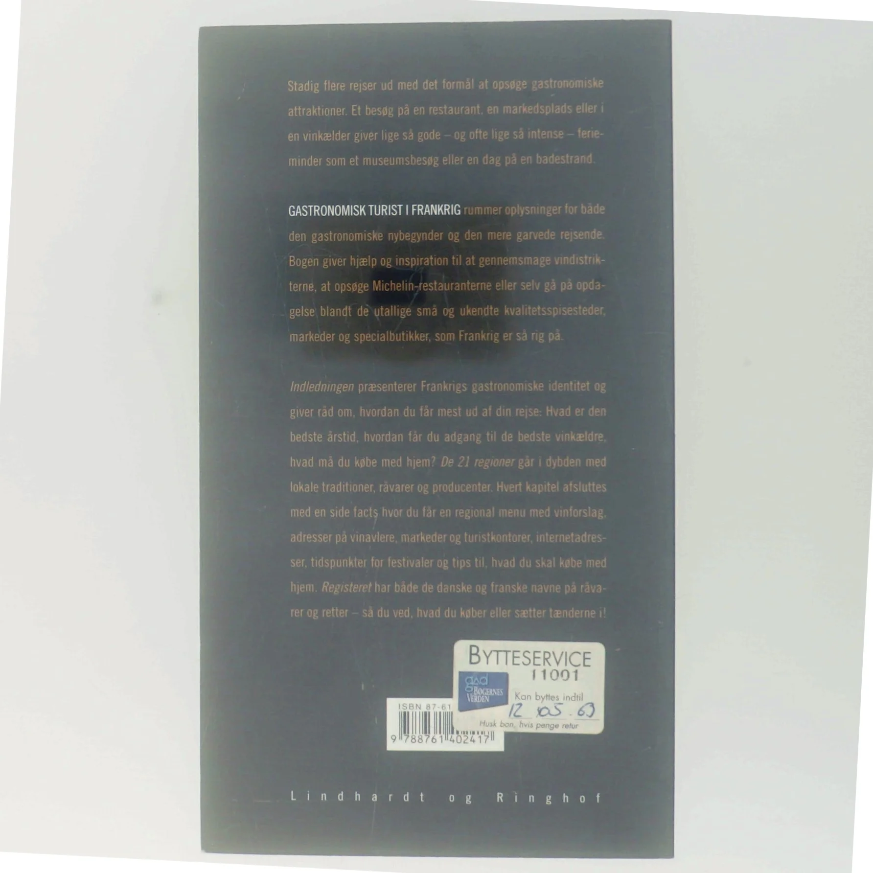 Gastronomisk turist i Frankrig (Bog)