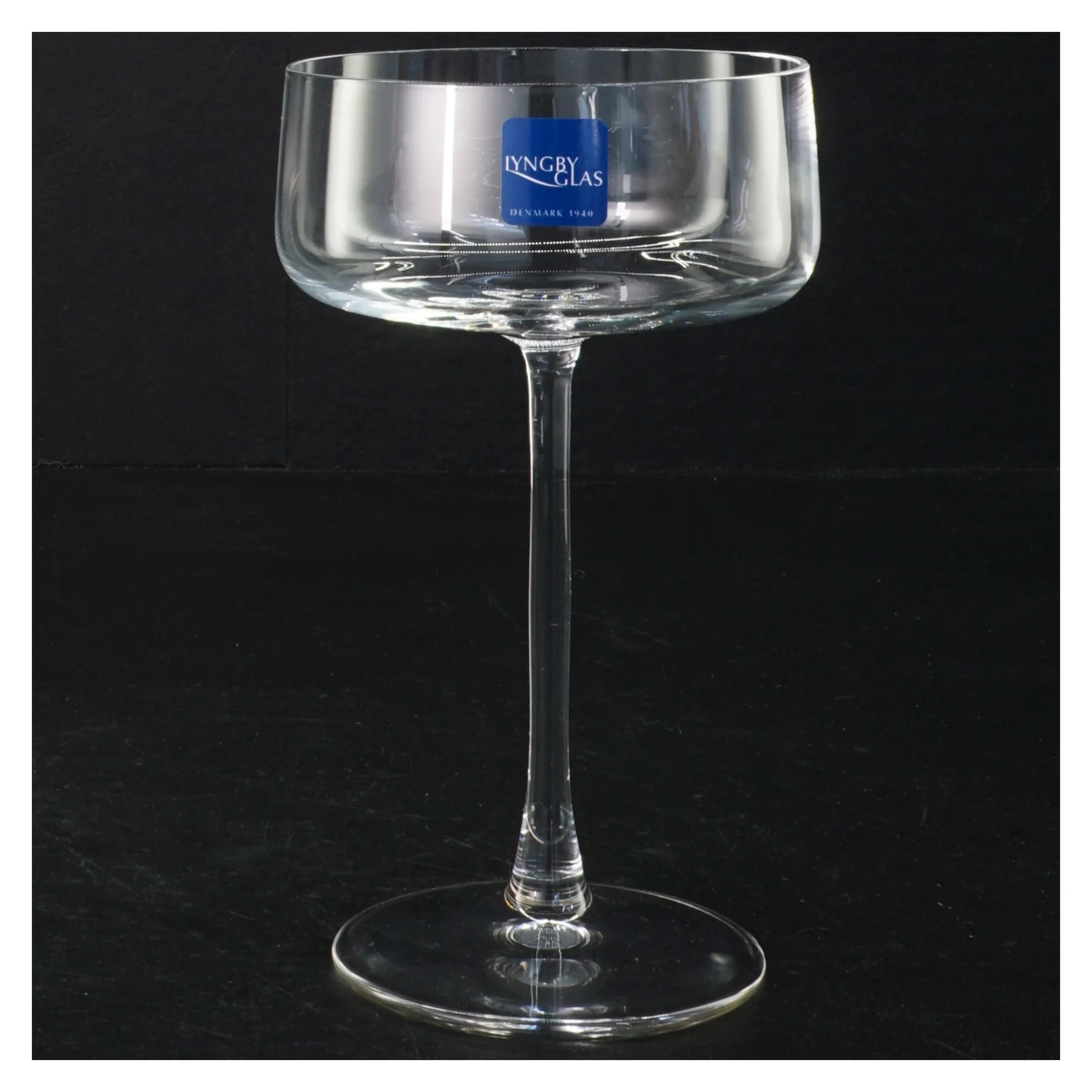 Champagneskåle fra Lyngby glas (str. 16 x ø 9 cm)