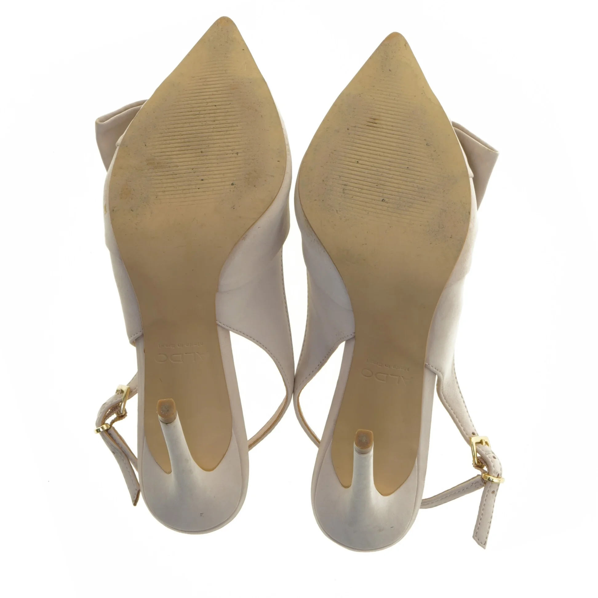 Beige højhælede sko med sløjfe fra Aldo (str. 37)