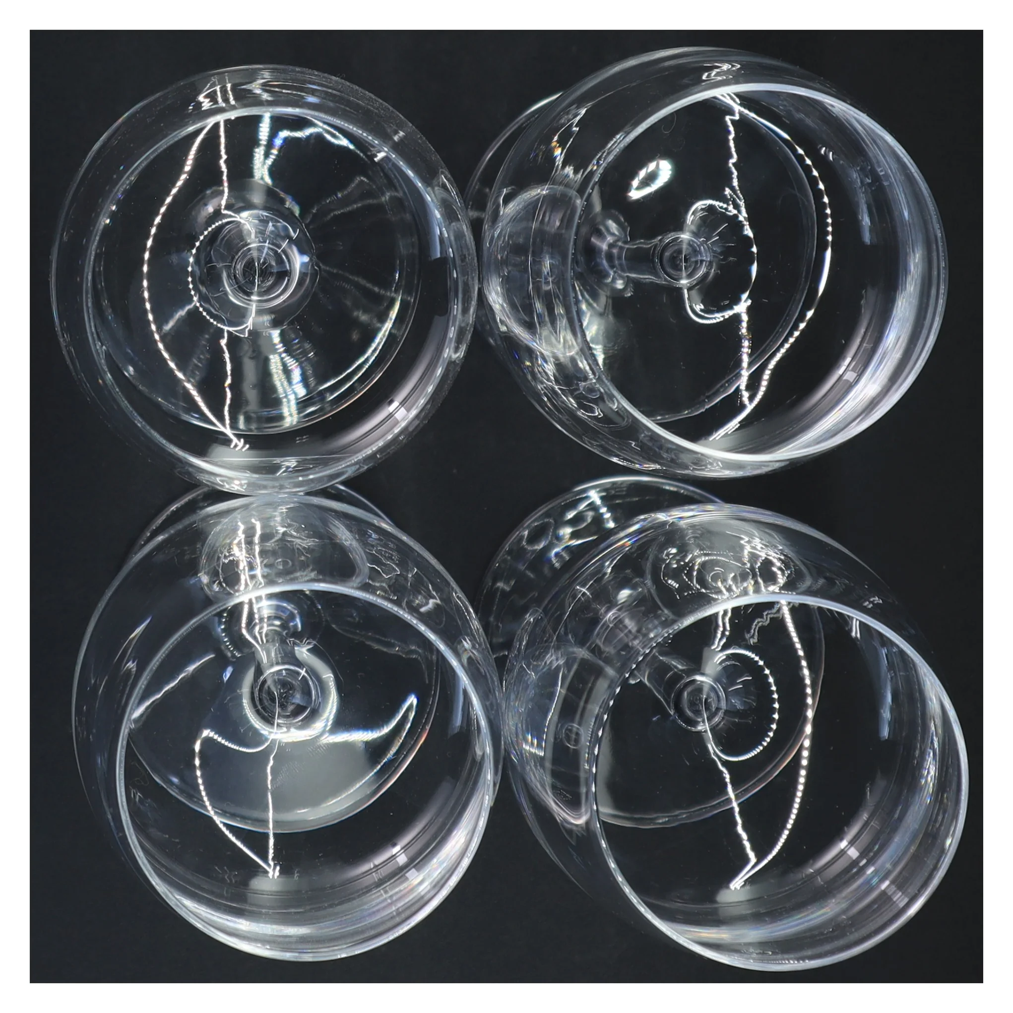 Hvidvinsglas (4 stk) fra Lyngby glas (str. 21,5 x ø 6,5 cm)