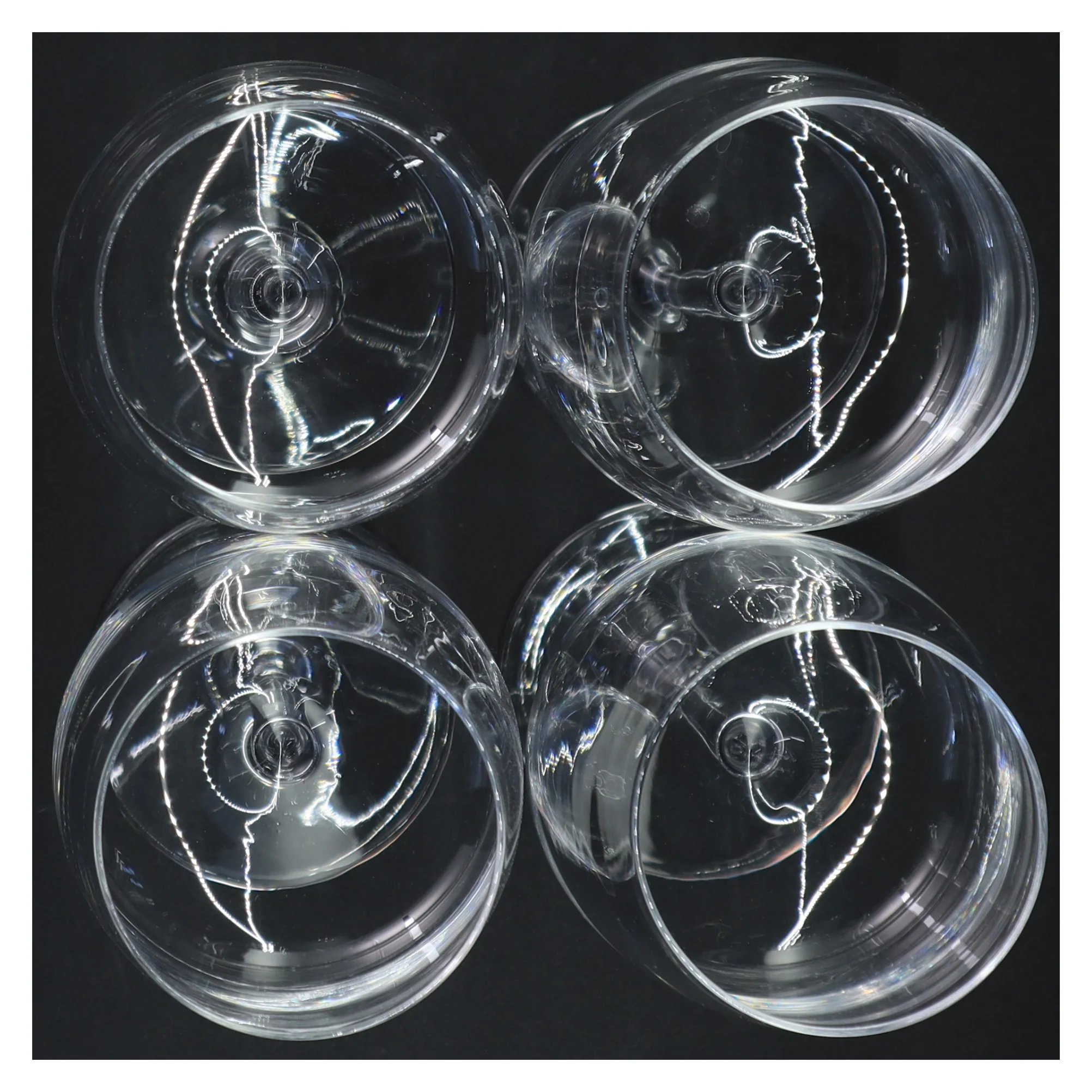 Hvidvinsglas (4 stk) fra Lyngby glas (str. 21,5 x ø 6,5 cm)