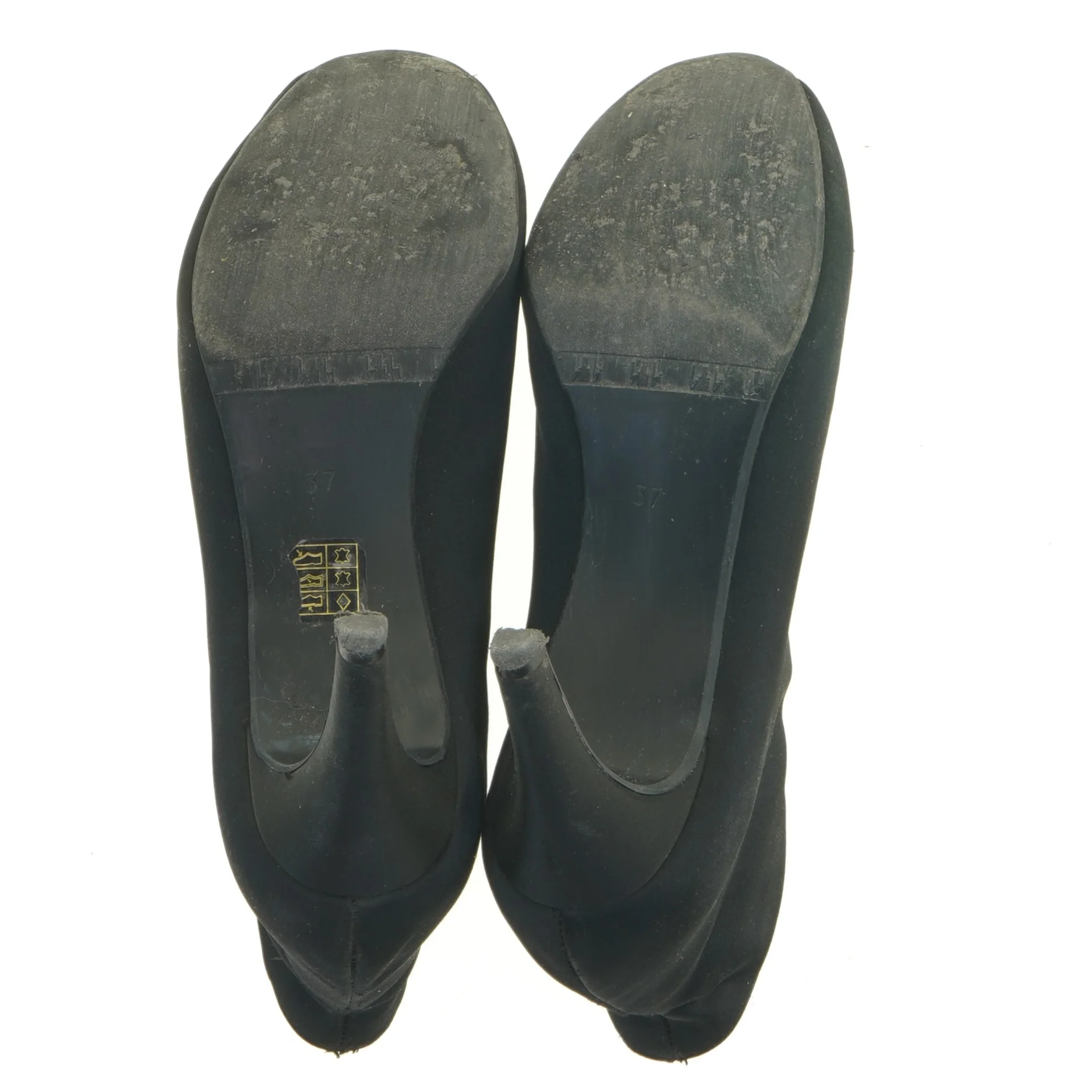 Sorte ankelstøvler med hæl fra Billi Bi (str. 37)