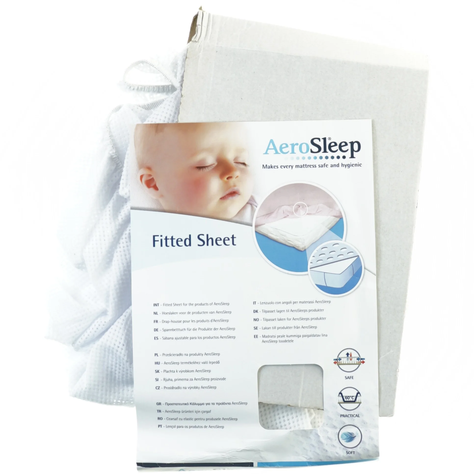 Fitted sheet fra Aerosleep (str. 70 x 140 cm)