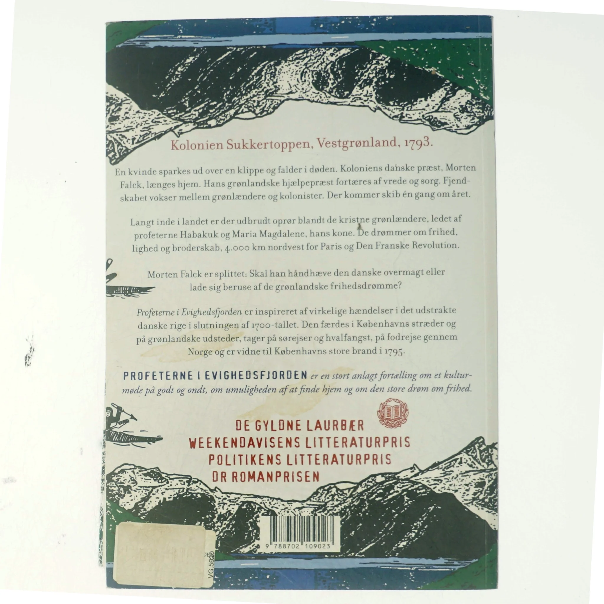 Profeterne i Evighedsfjorden : roman af Kim Leine (Bog)