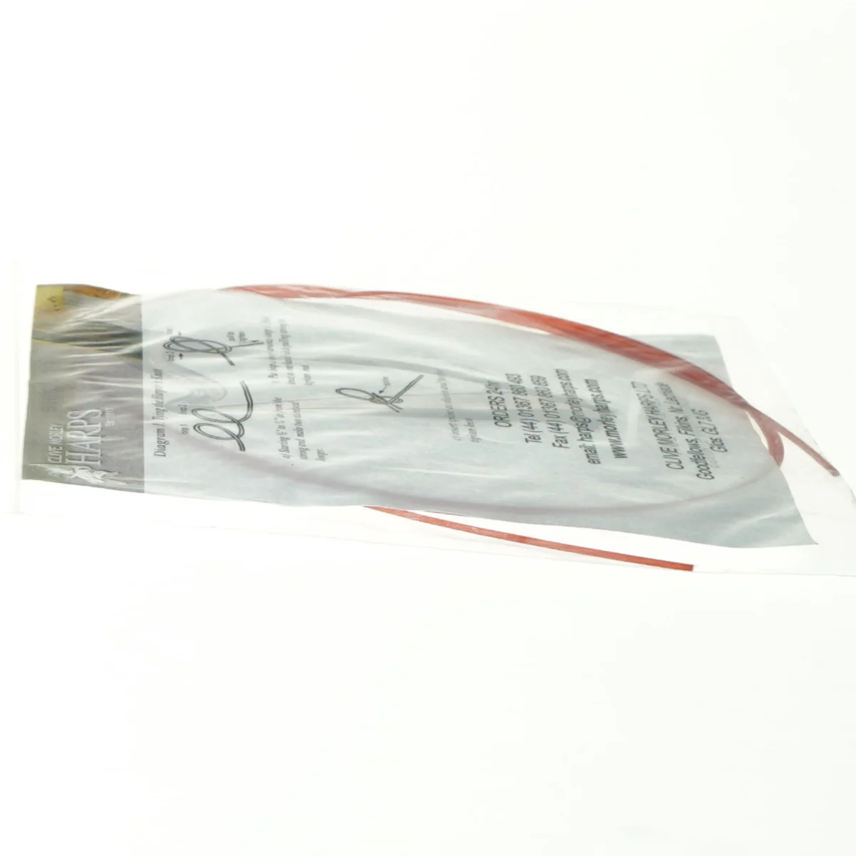 Harpe streng fra Morley (str. 14 x 14 cm)