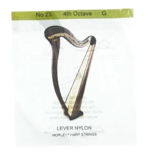 Harpe streng fra Morley (str. 13 x 14 cm)